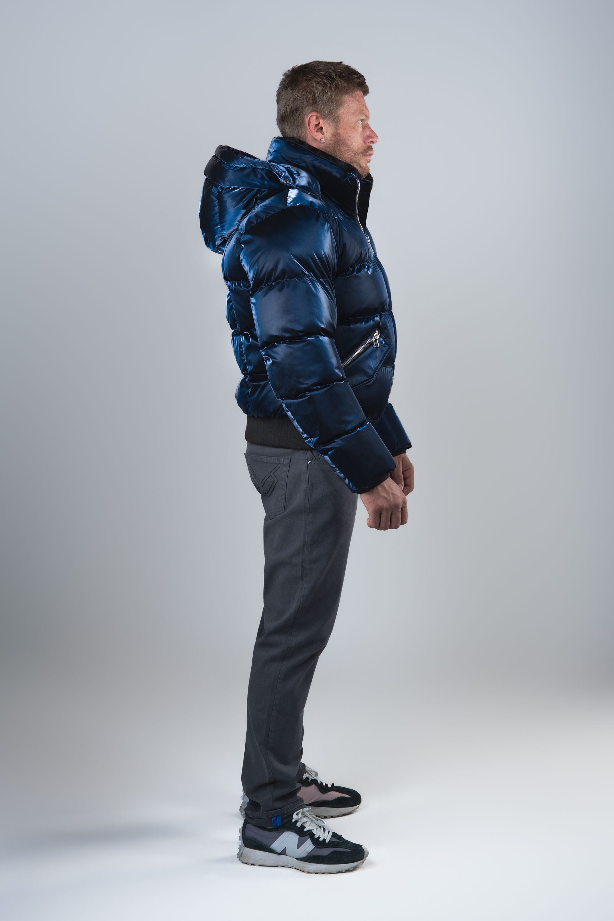 Men's Woody Bomber Jacket - All Wet Navy