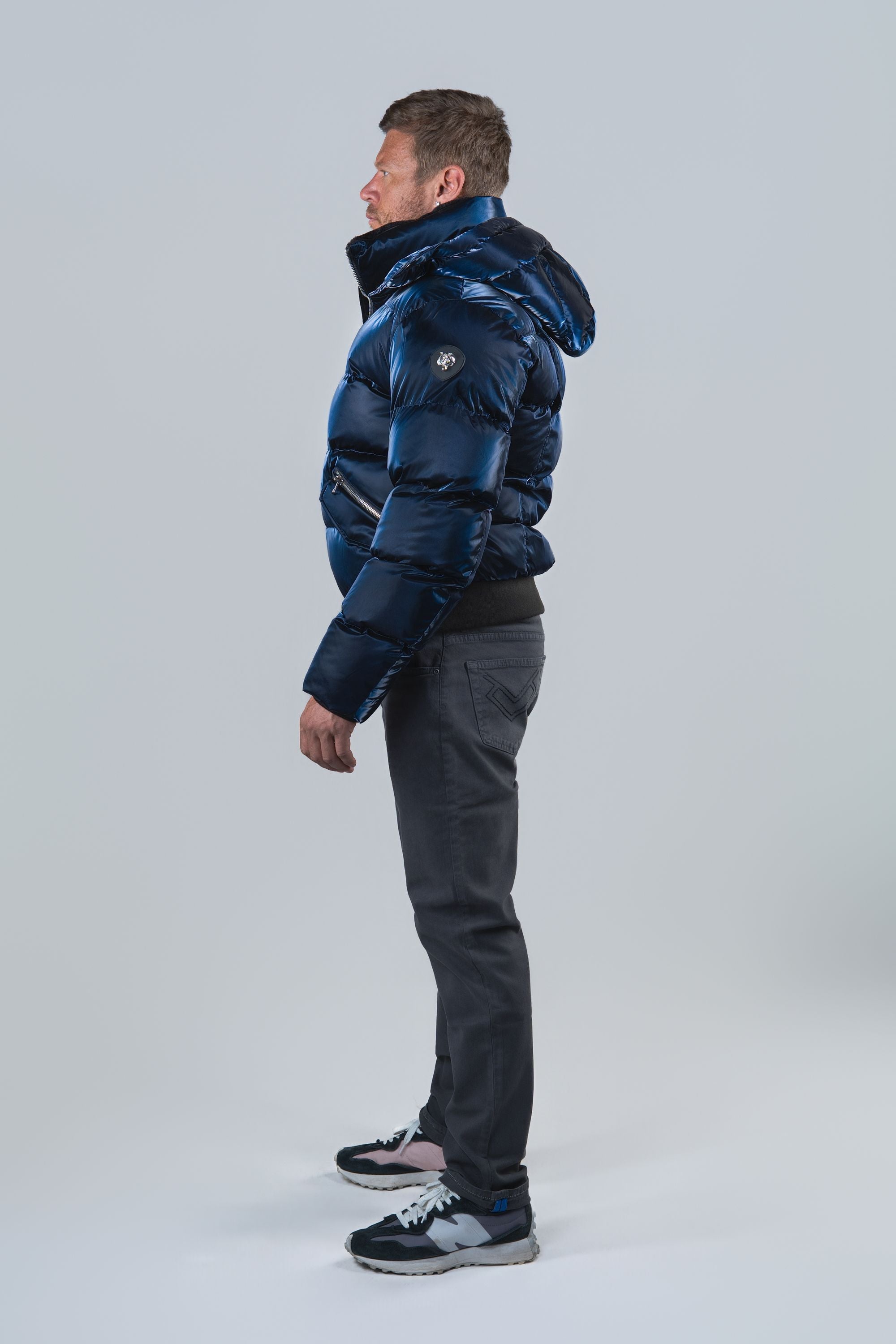 Men's Woody Bomber Jacket - All Wet Navy