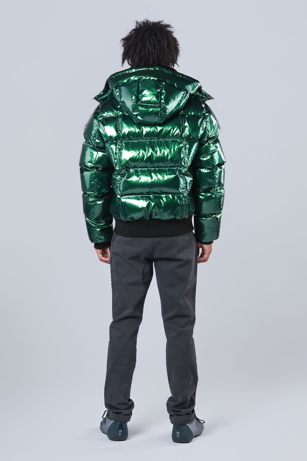 Men's Woody Bomber Jacket - Glossy Green