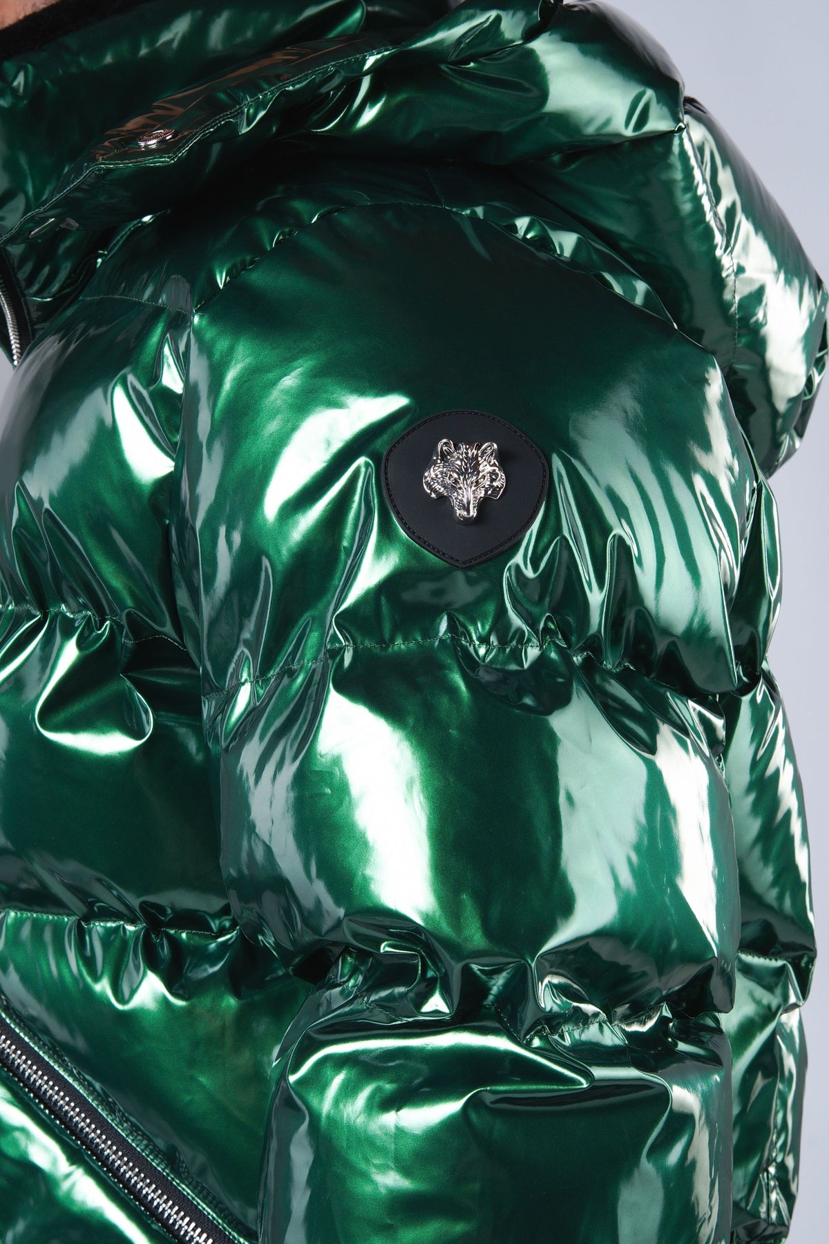 Men's Woody Bomber Jacket - Glossy Green