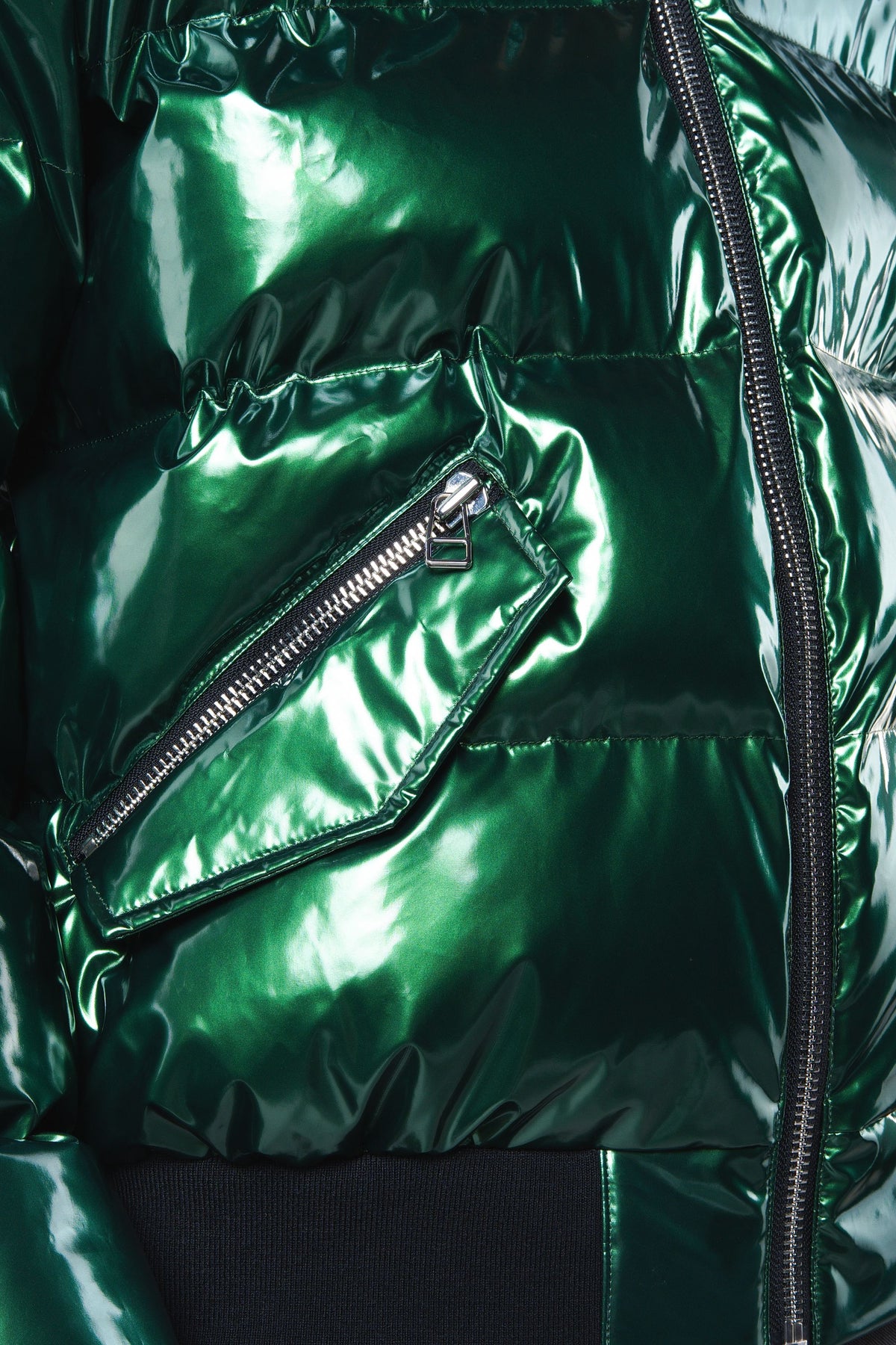 Men's Woody Bomber Jacket - Glossy Green