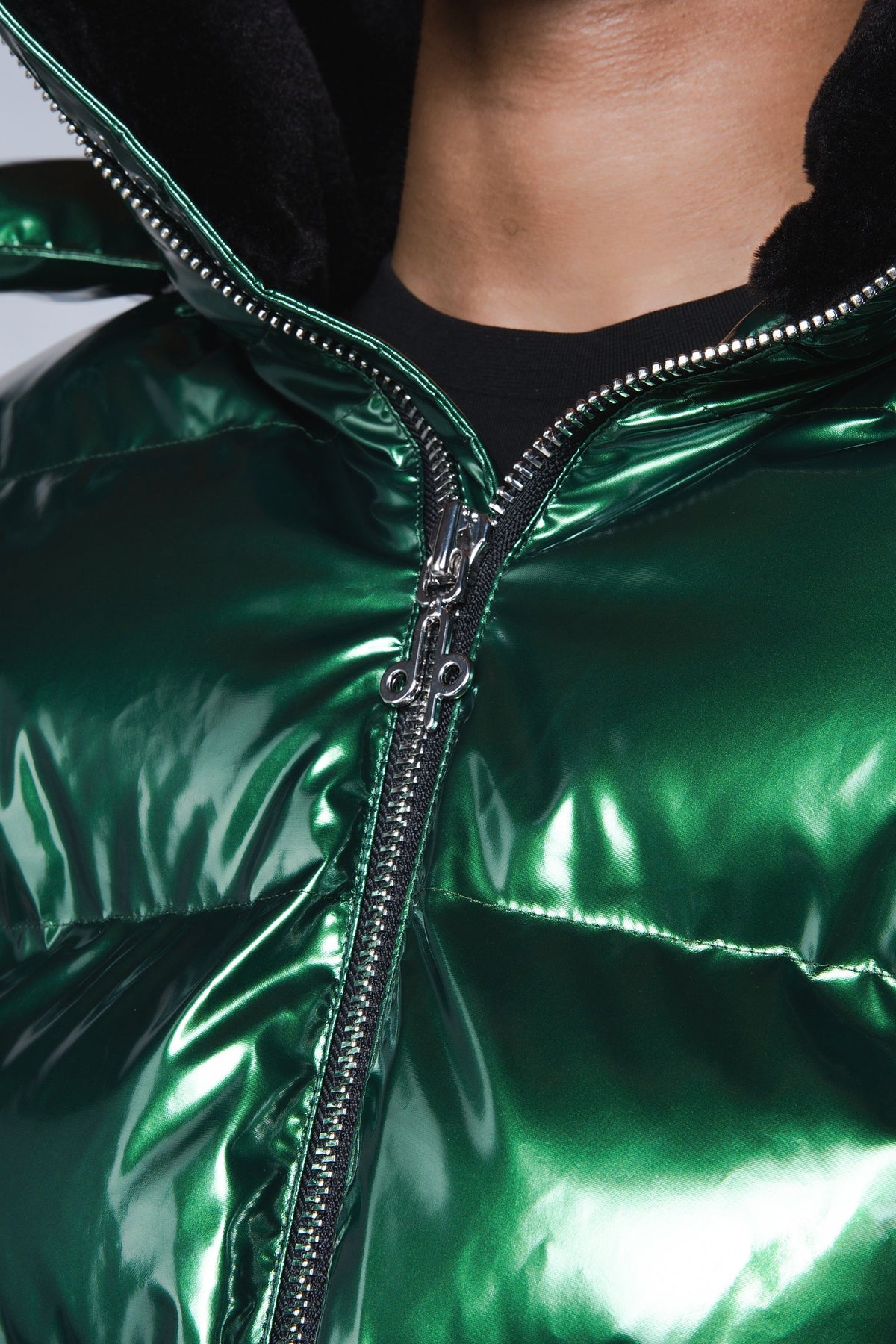 Men's Woody Bomber Jacket - Glossy Green