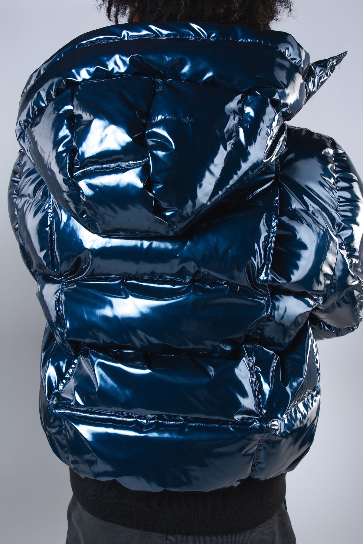Men's Woody Bomber Jacket - Glossy Navy