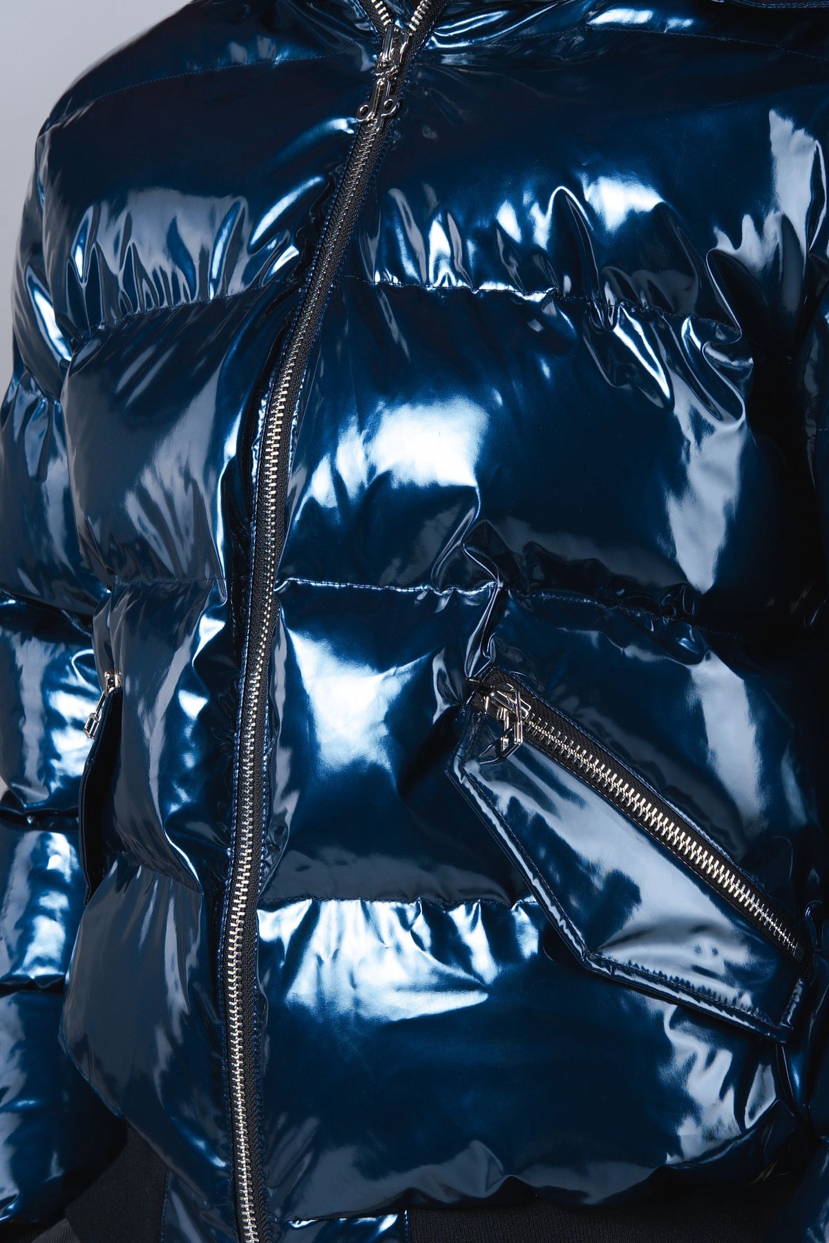 Men's Woody Bomber Jacket - Glossy Navy
