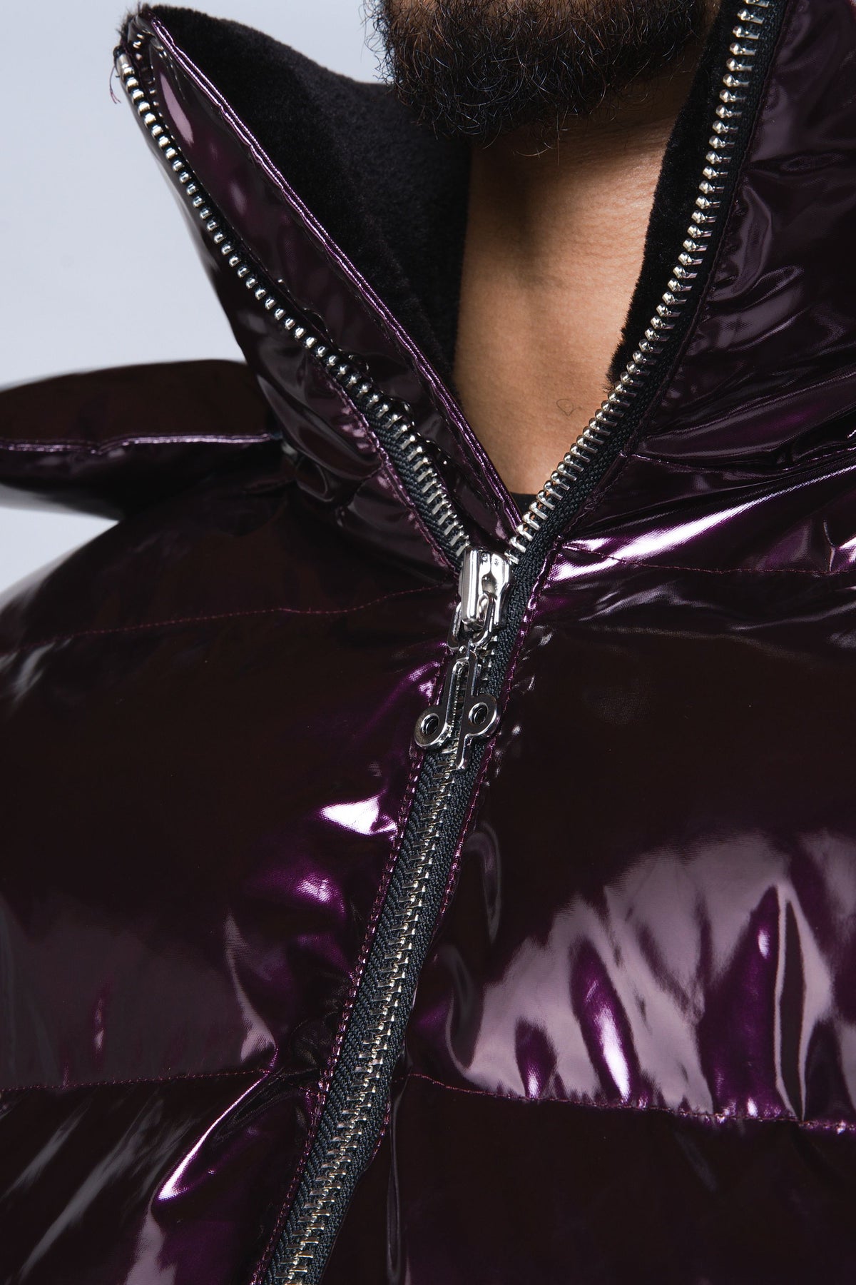 Men's Woody Bomber Jacket - Glossy Purple