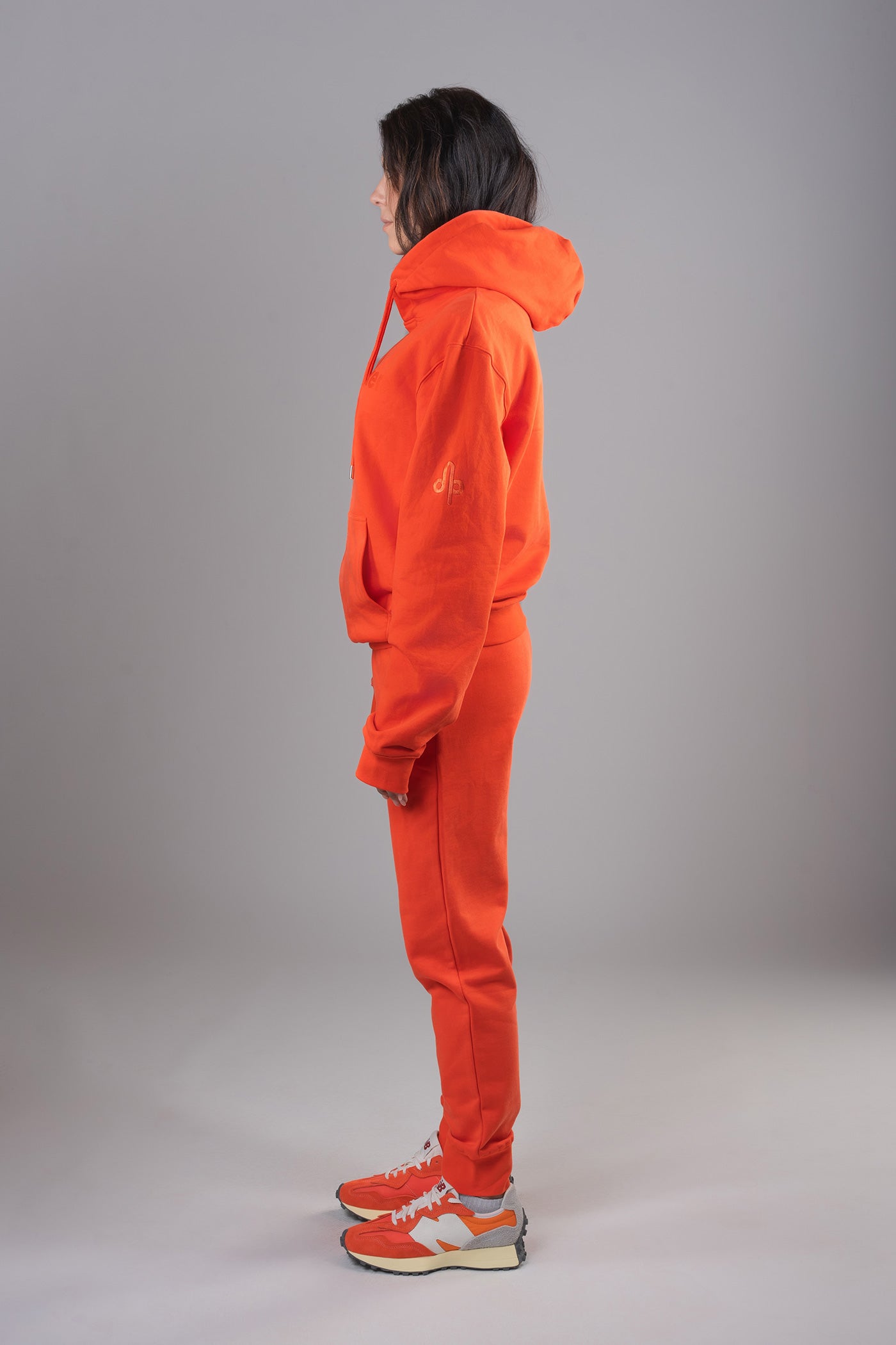 Unisex Cotton Sweatsuit - Blood Orange