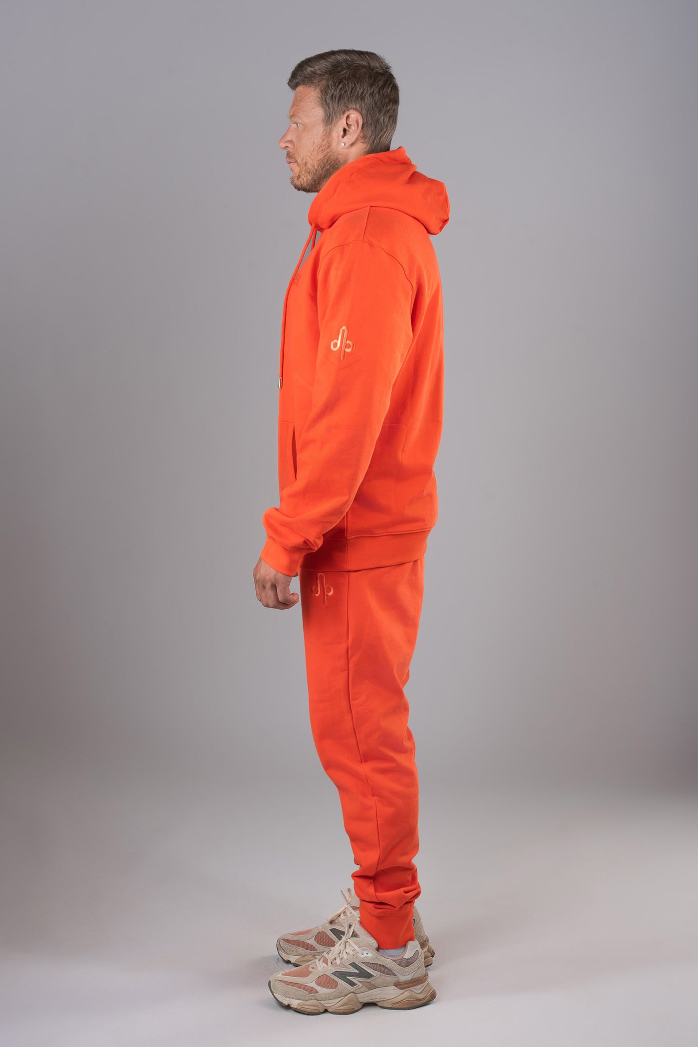 Unisex Cotton Sweatsuit - Blood Orange