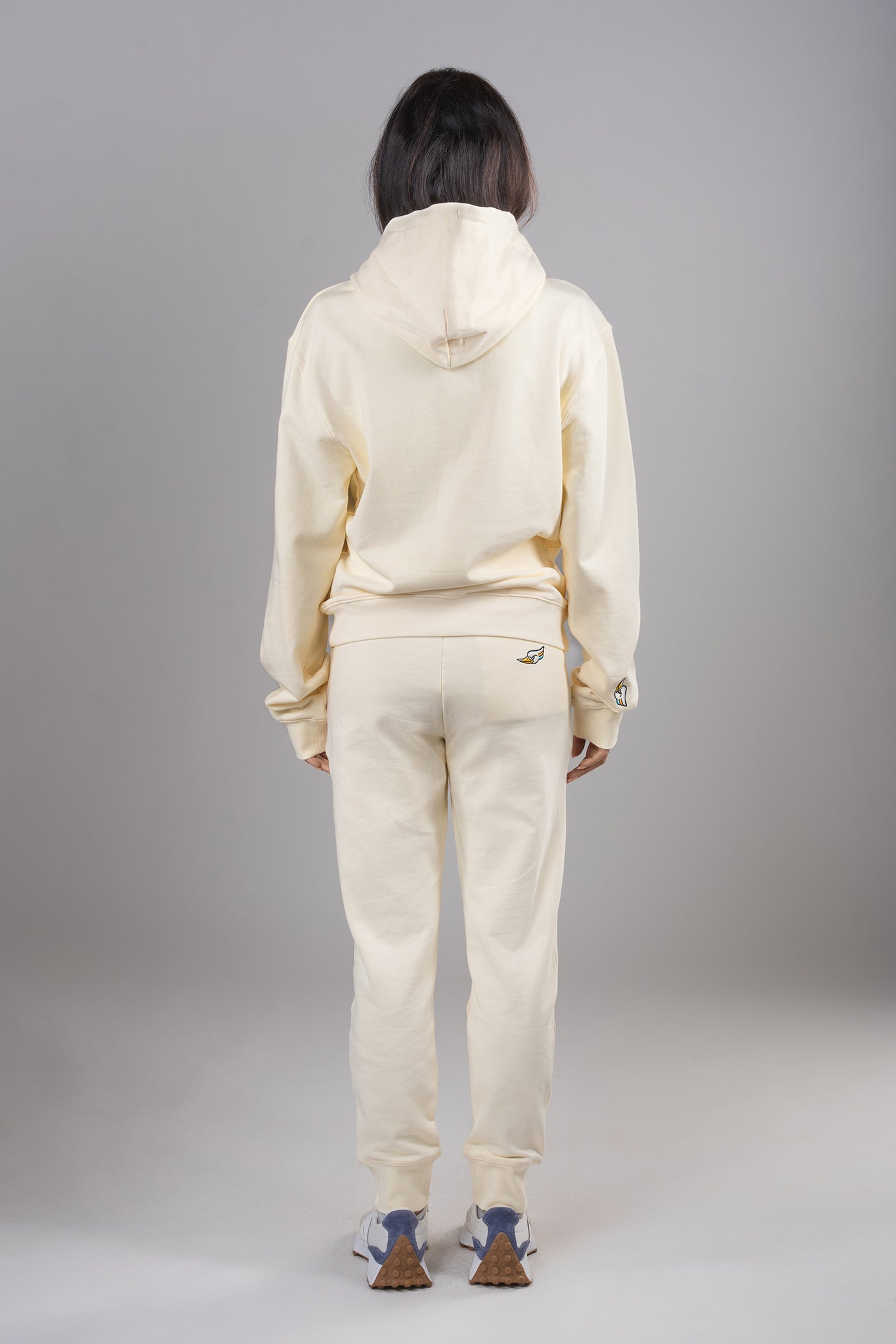 Unisex Cotton Sweatsuit - Cream