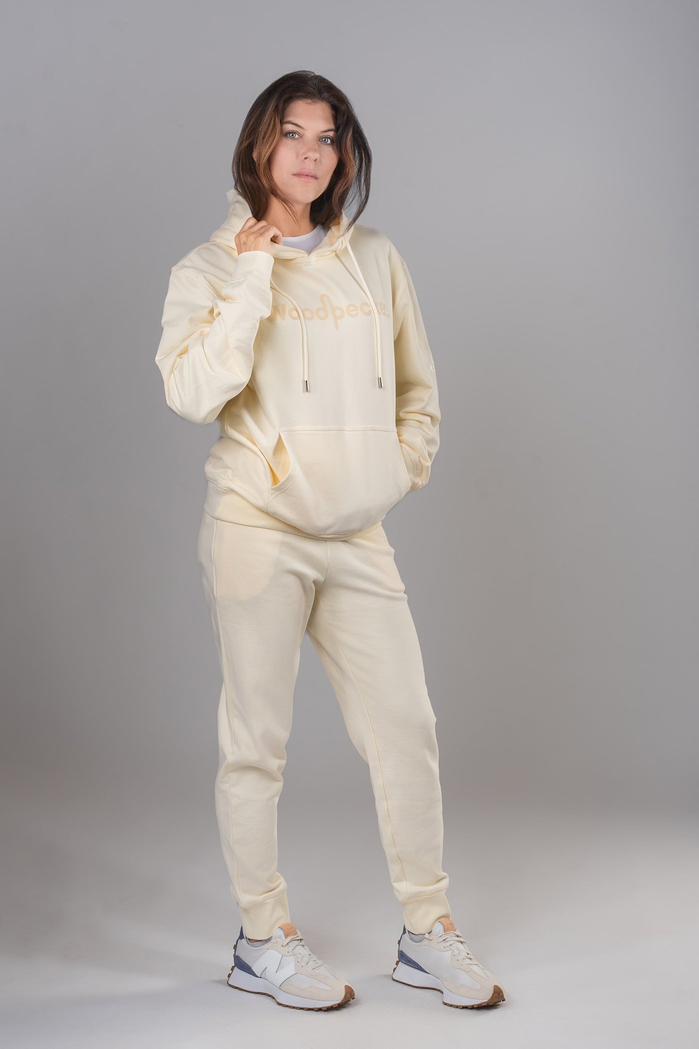 Unisex Cotton Sweatsuit - Cream