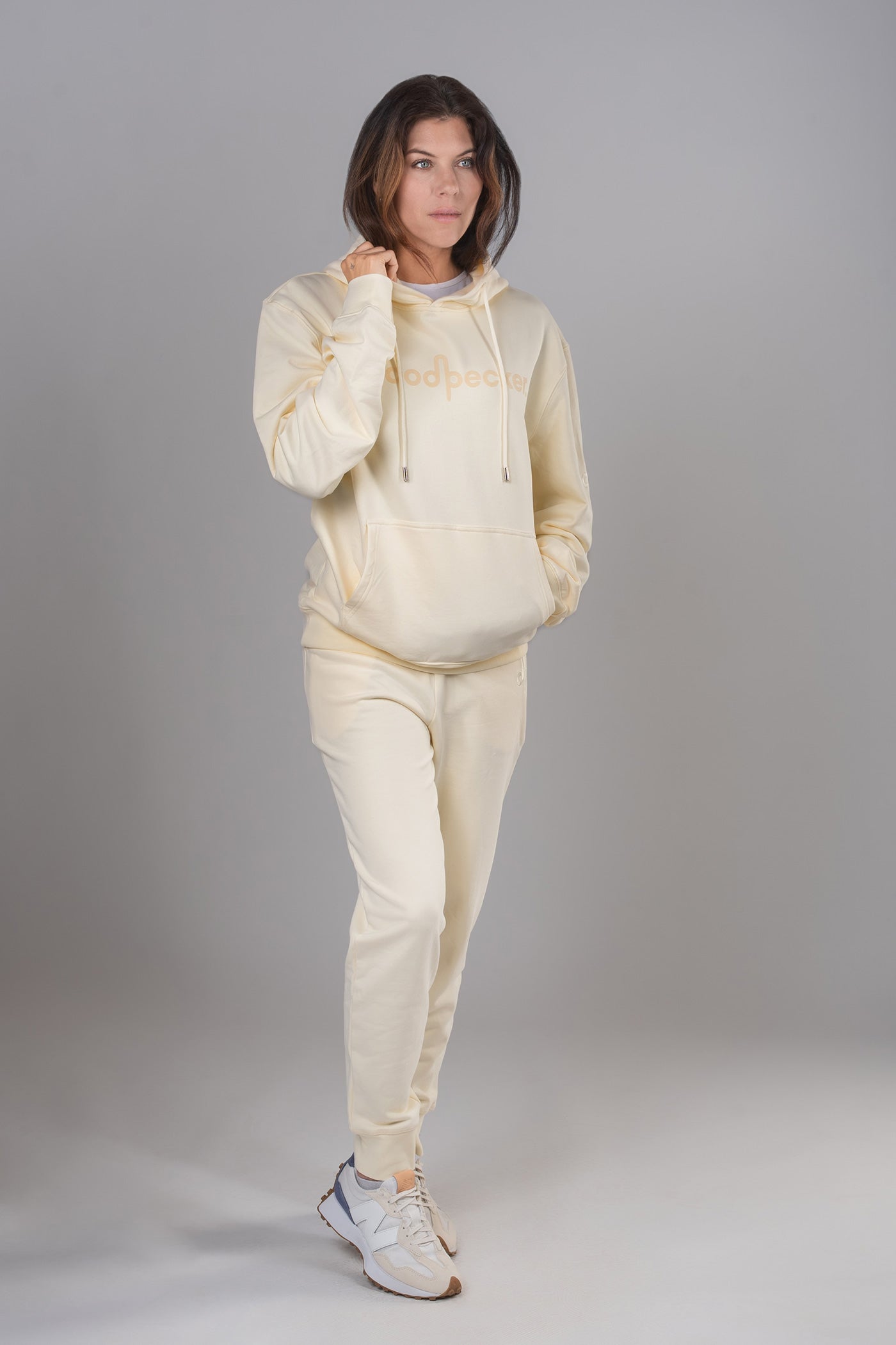 Unisex Cotton Sweatsuit - Cream