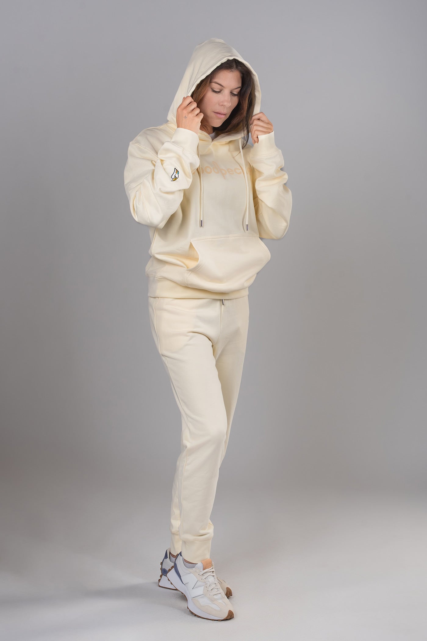 Unisex Cotton Sweatsuit - Cream