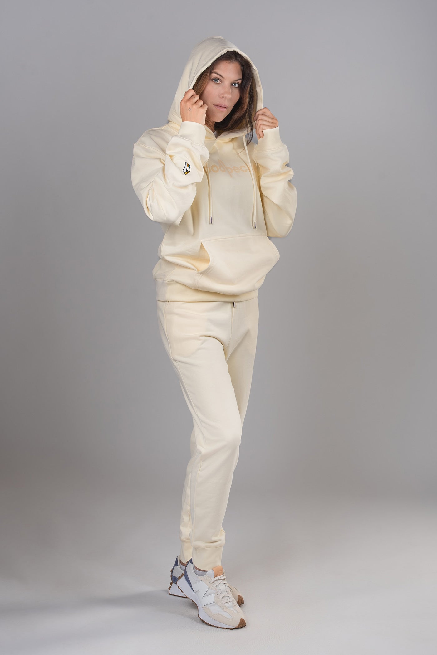 Unisex Cotton Sweatsuit - Cream