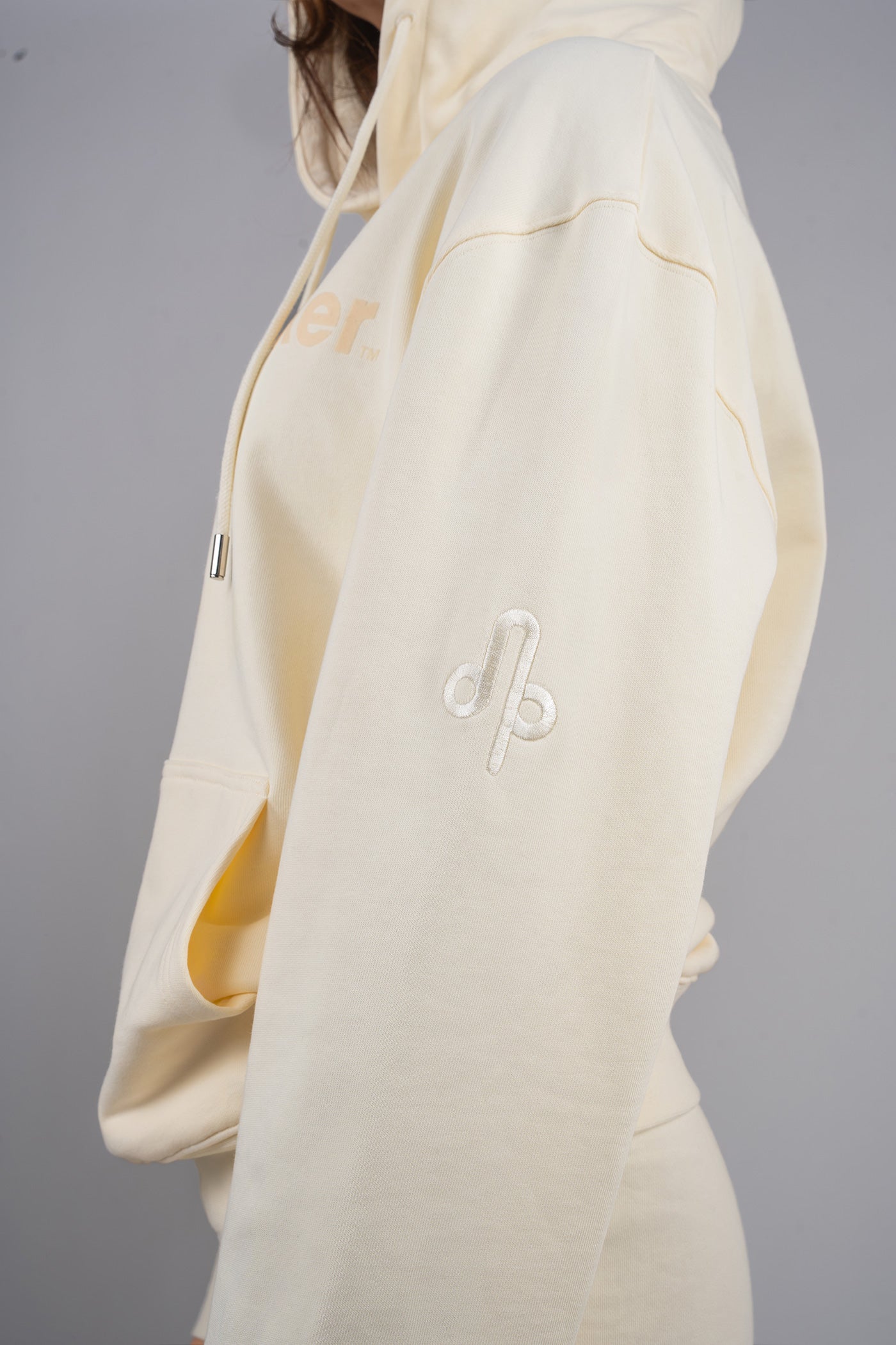 Unisex Cotton Sweatsuit - Cream
