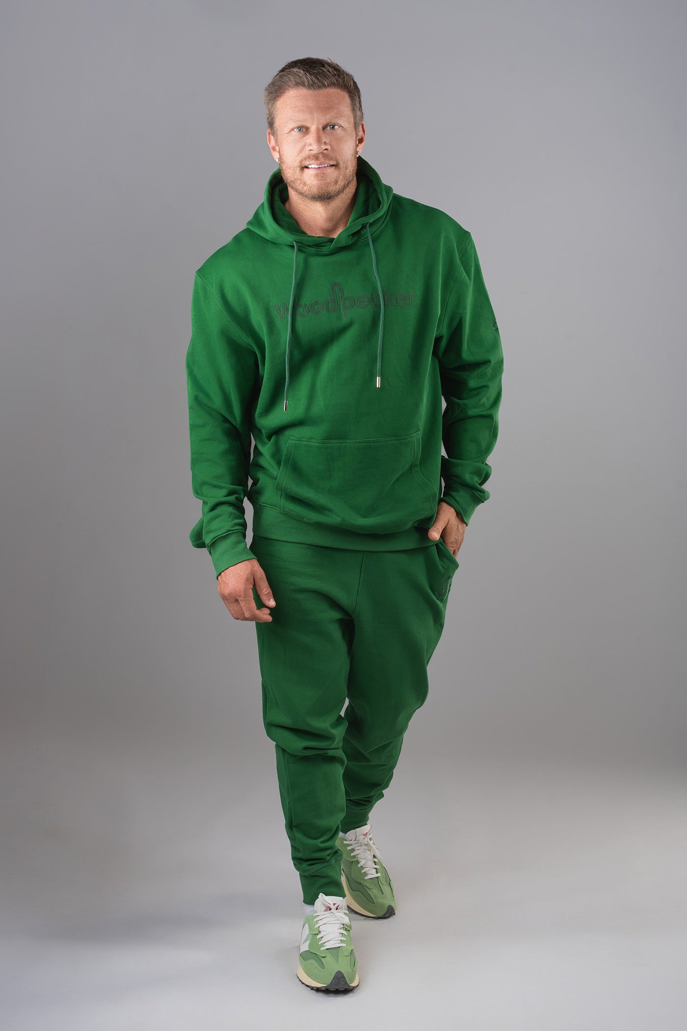 Unisex Cotton Sweatsuit - Electric Green