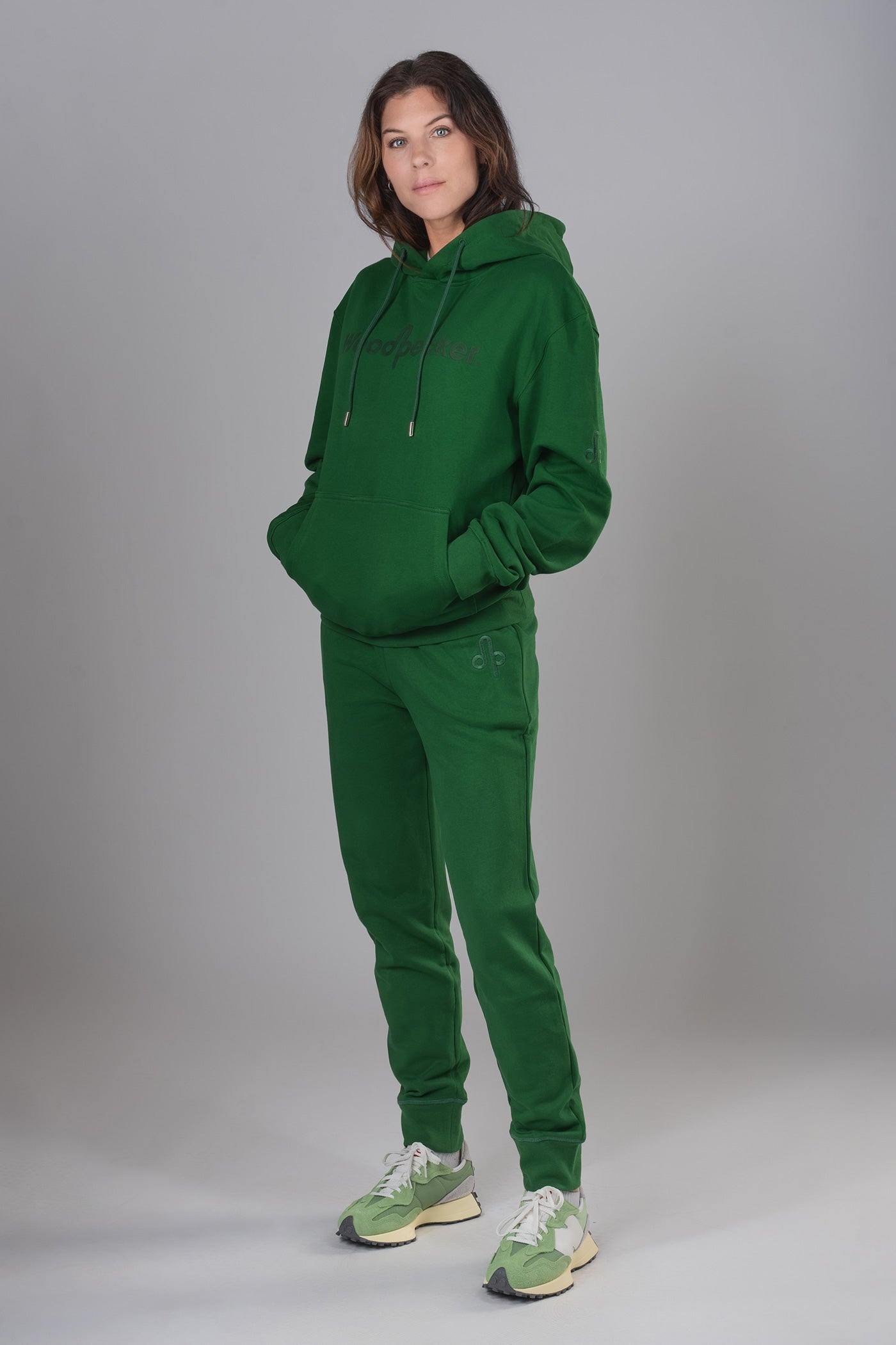 Unisex Cotton Sweatsuit - Electric Green – Woodpecker Int.