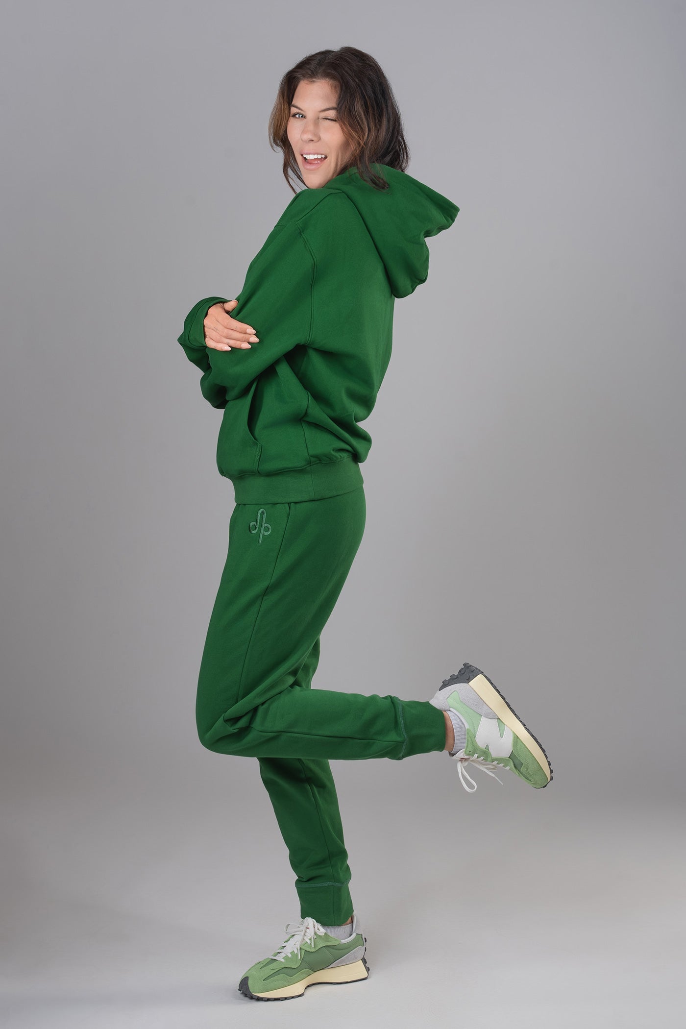 Unisex Cotton Sweatsuit - Electric Green