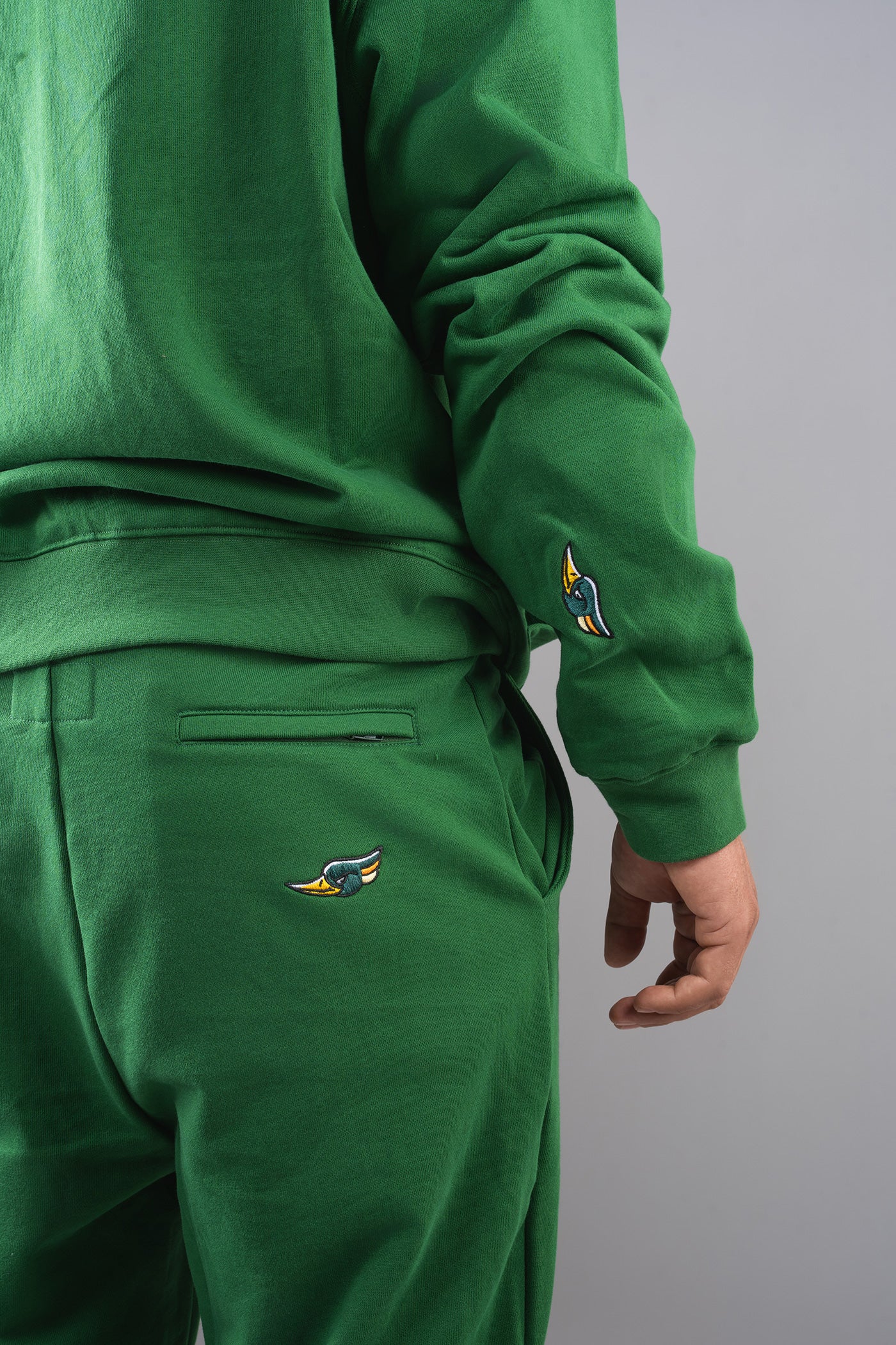 Unisex Cotton Sweatsuit - Electric Green