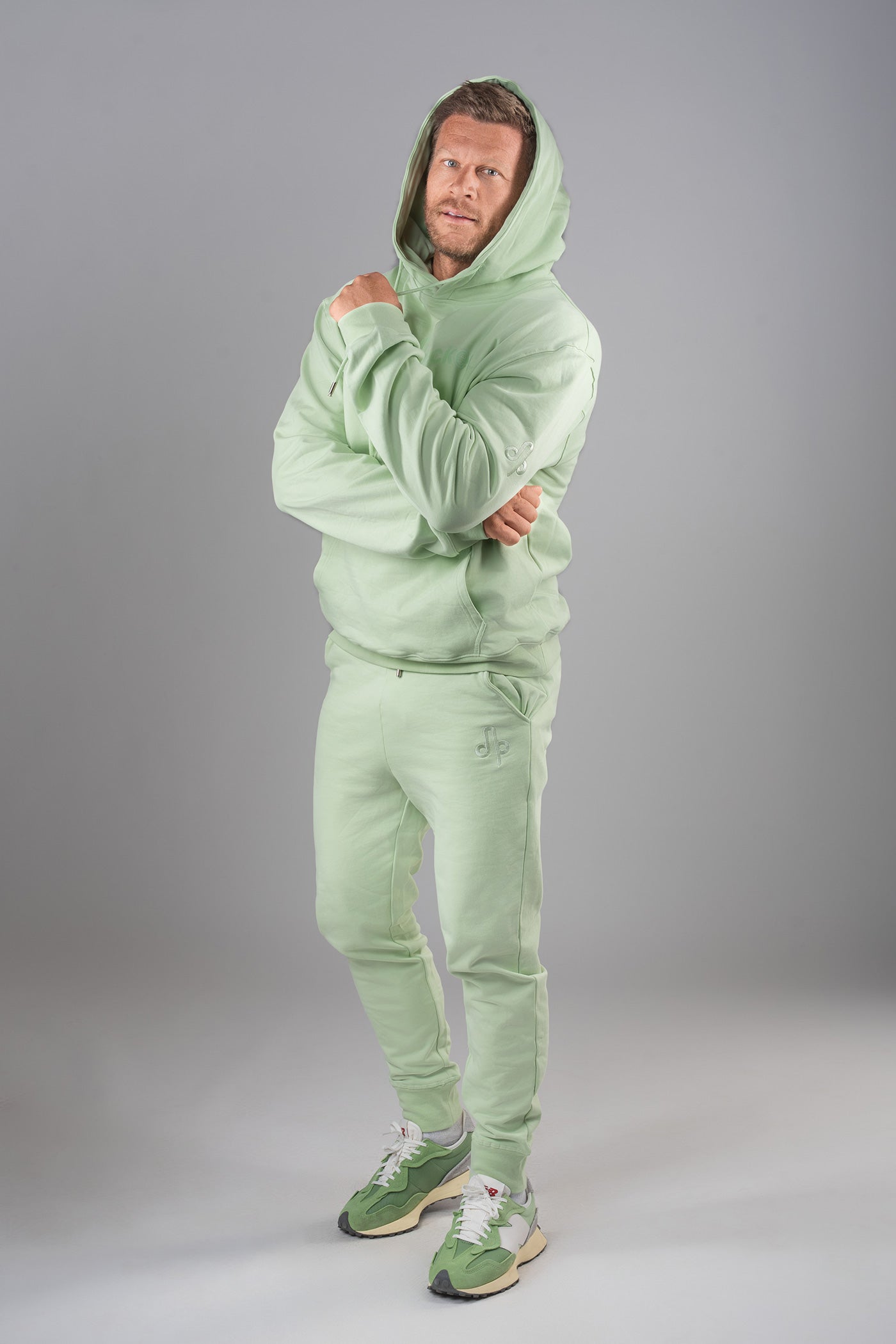 Unisex Cotton Sweatsuit - Honeydew
