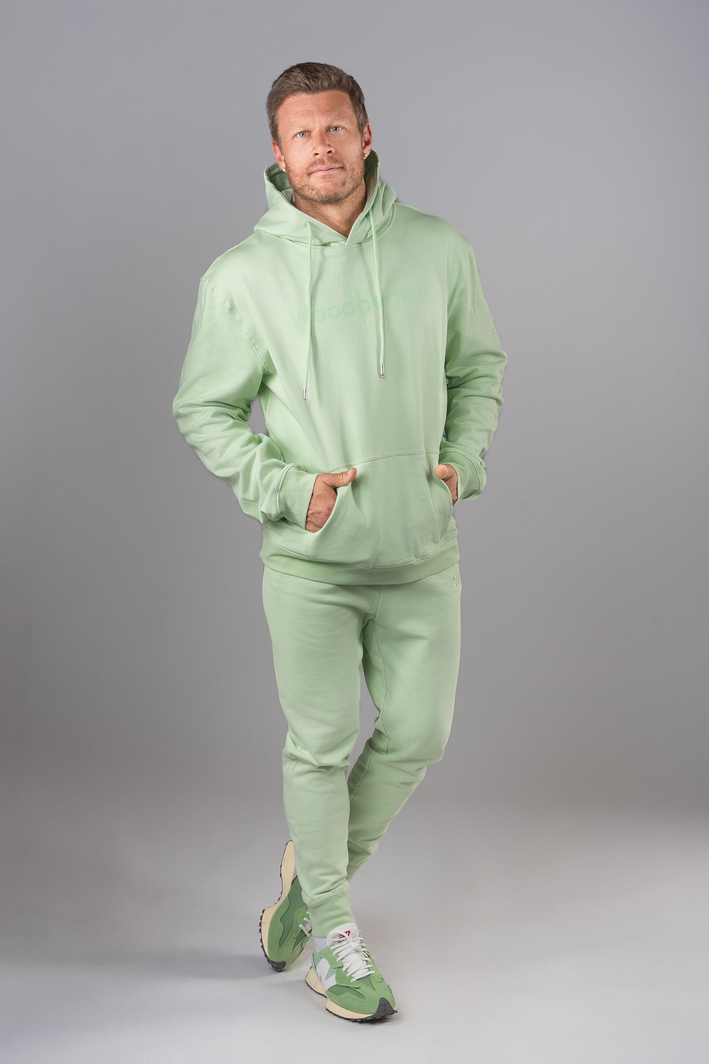 Unisex Cotton Sweatsuit - Honeydew