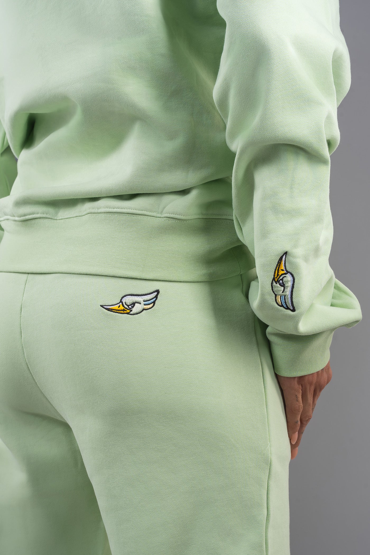 Unisex Cotton Sweatsuit - Honeydew