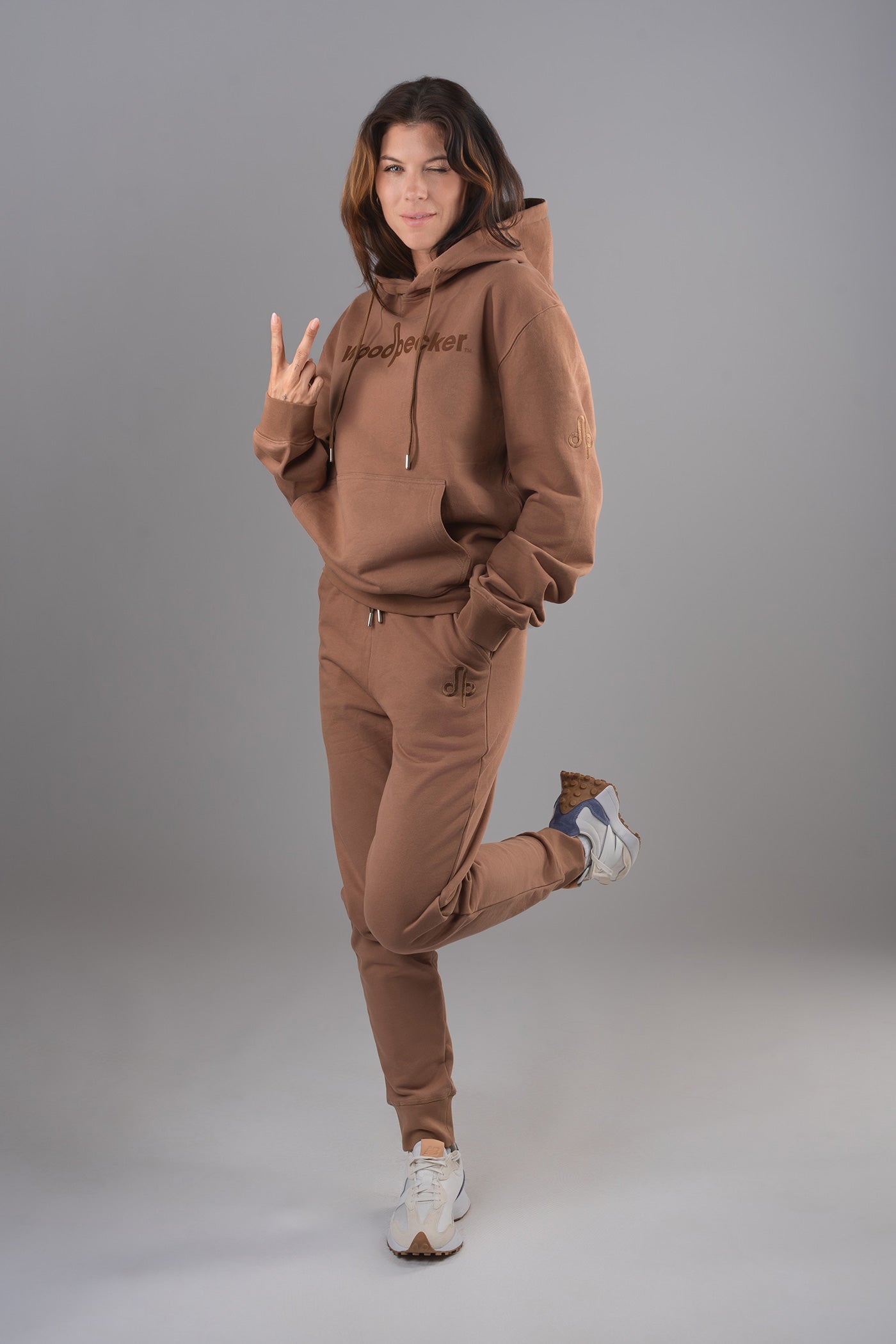 Unisex Cotton Sweatsuit - Mocha