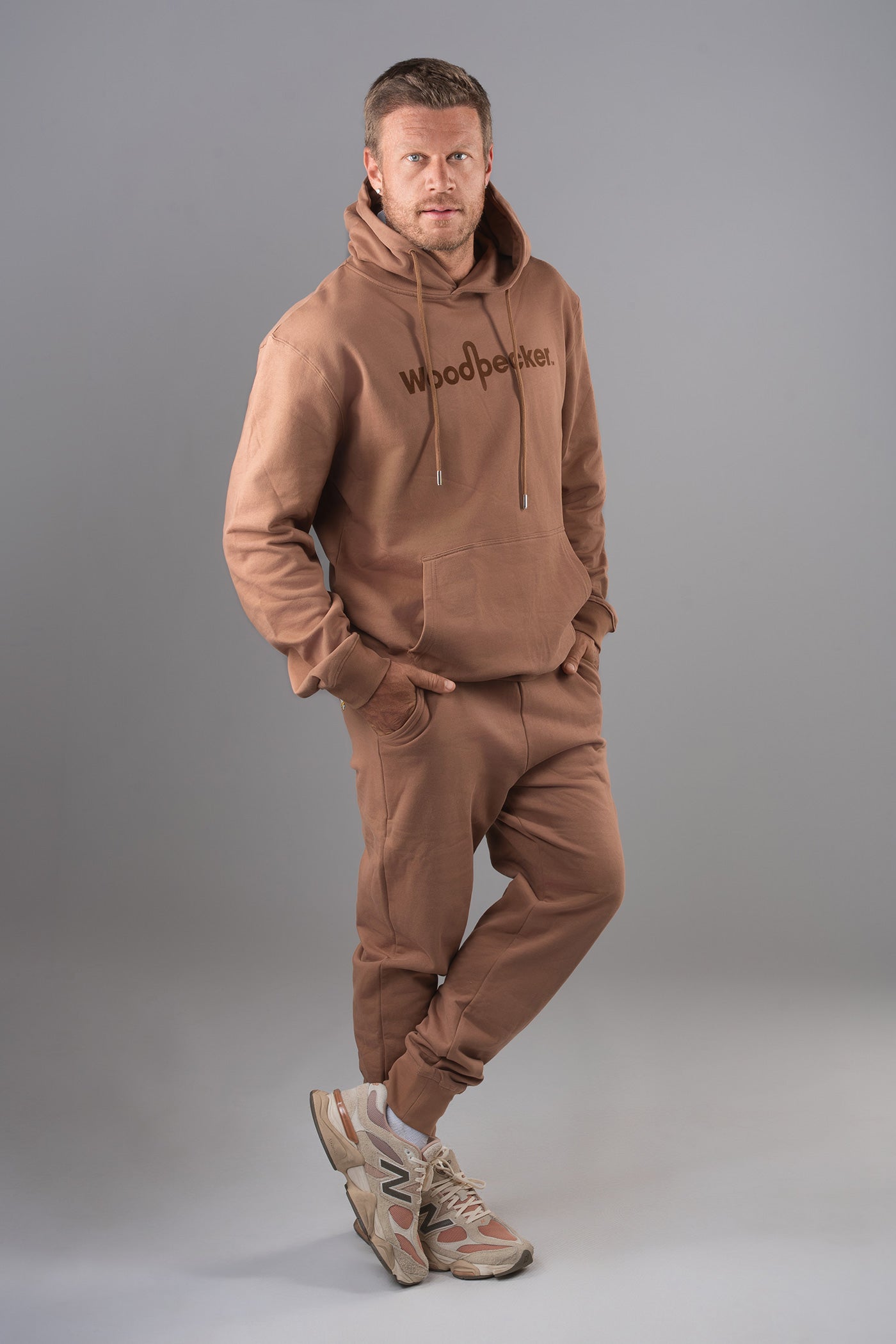 Unisex Cotton Sweatsuit - Mocha