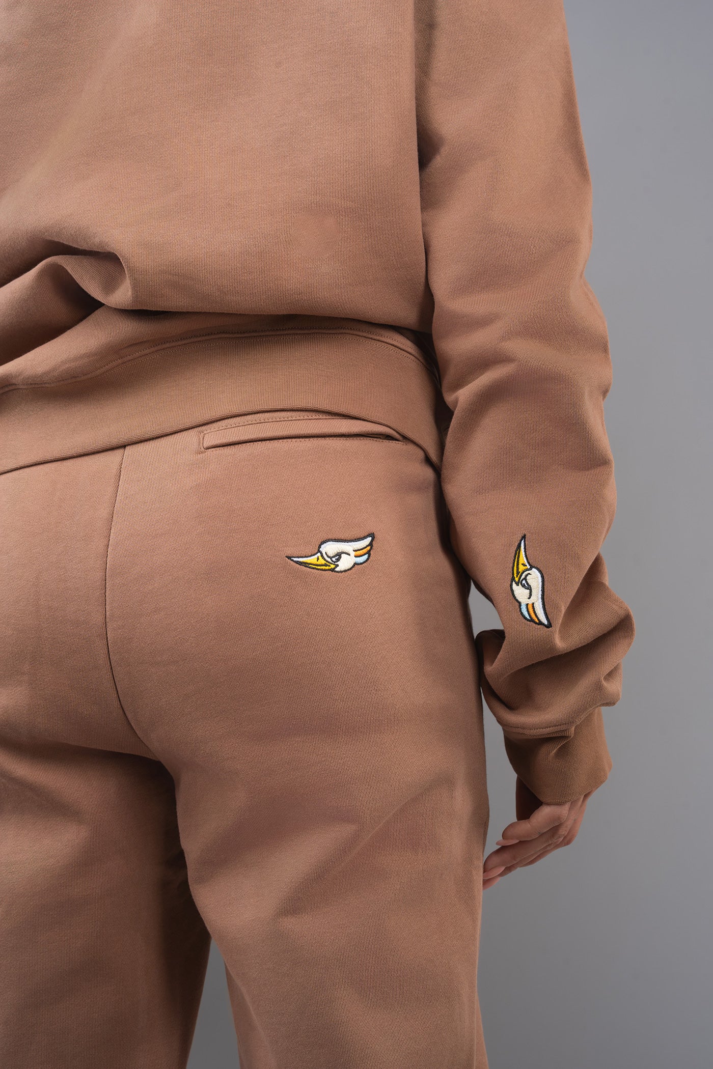 Unisex Cotton Sweatsuit - Mocha