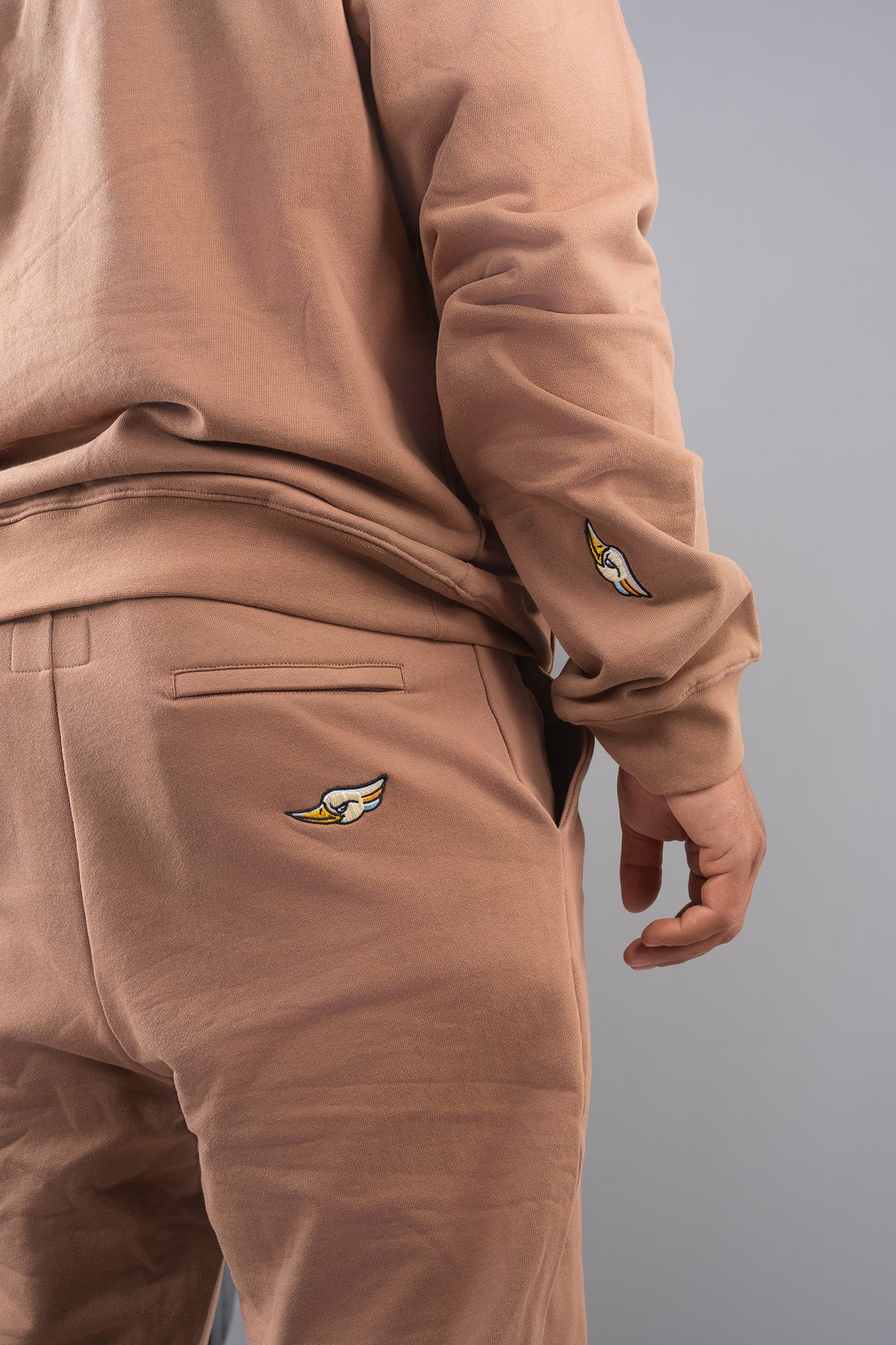Unisex Cotton Sweatsuit - Mocha