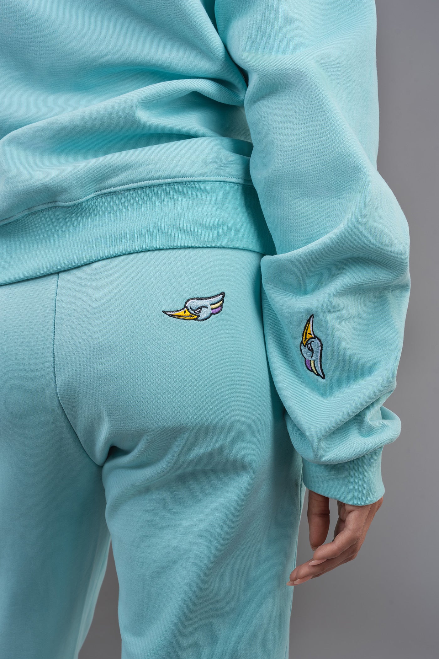 Unisex Cotton Sweatsuit - Seafoam