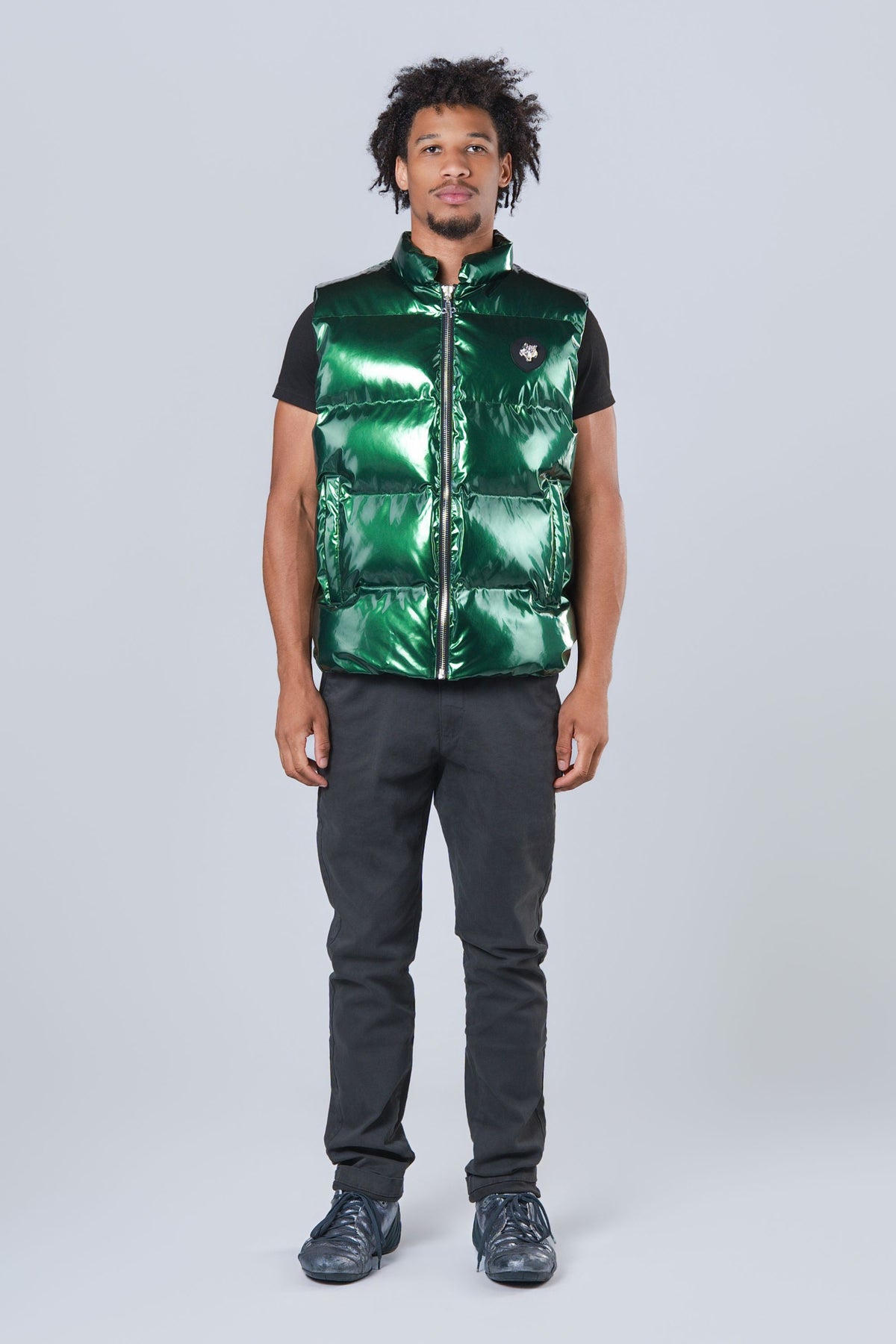 Unisex Vest - Glossy Green