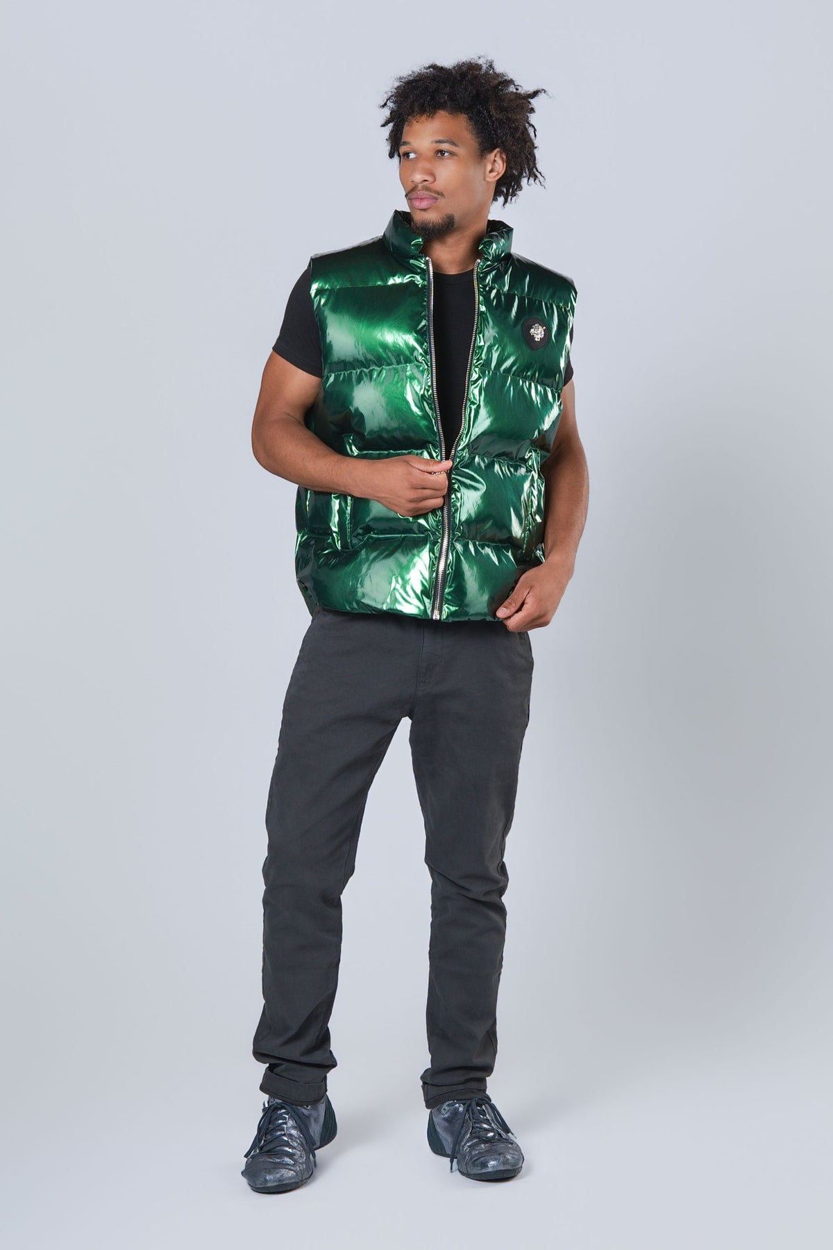 Unisex Vest - Glossy Green