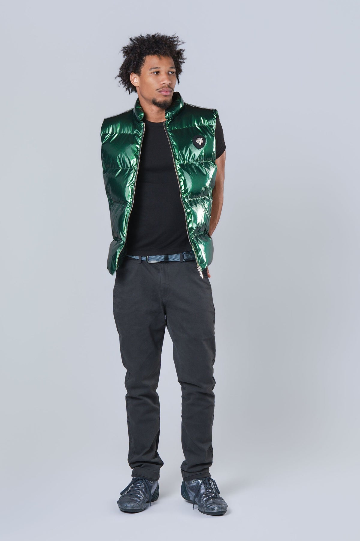 Unisex Vest - Glossy Green