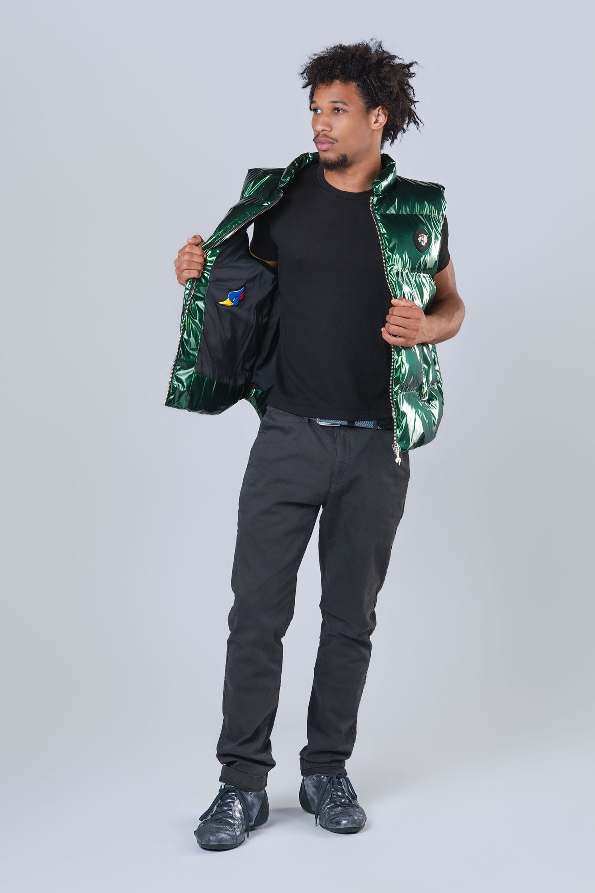 Unisex Vest - Glossy Green
