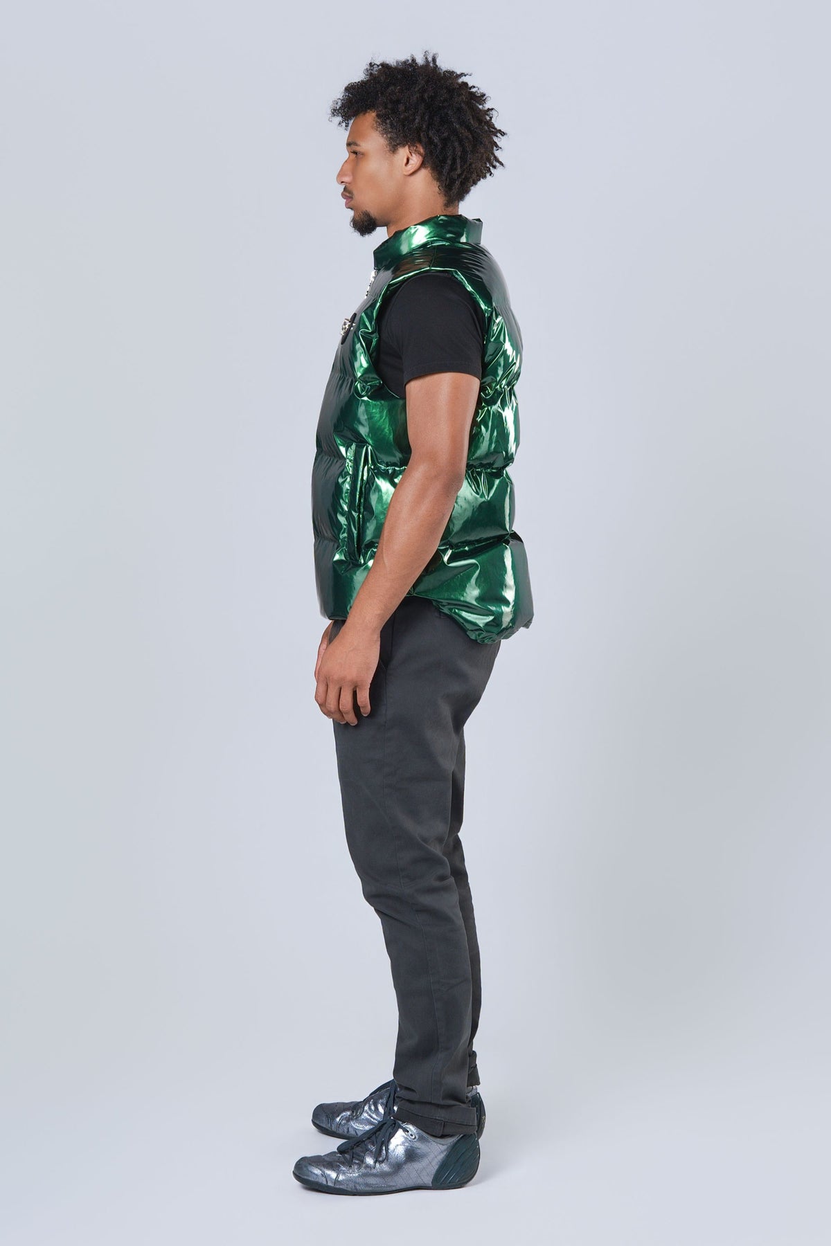 Unisex Vest - Glossy Green