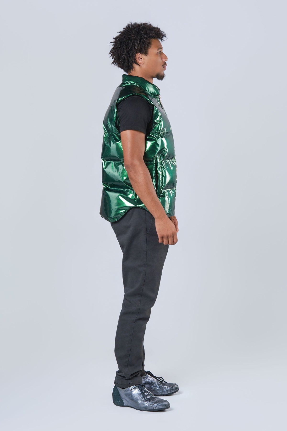 Unisex Vest - Glossy Green