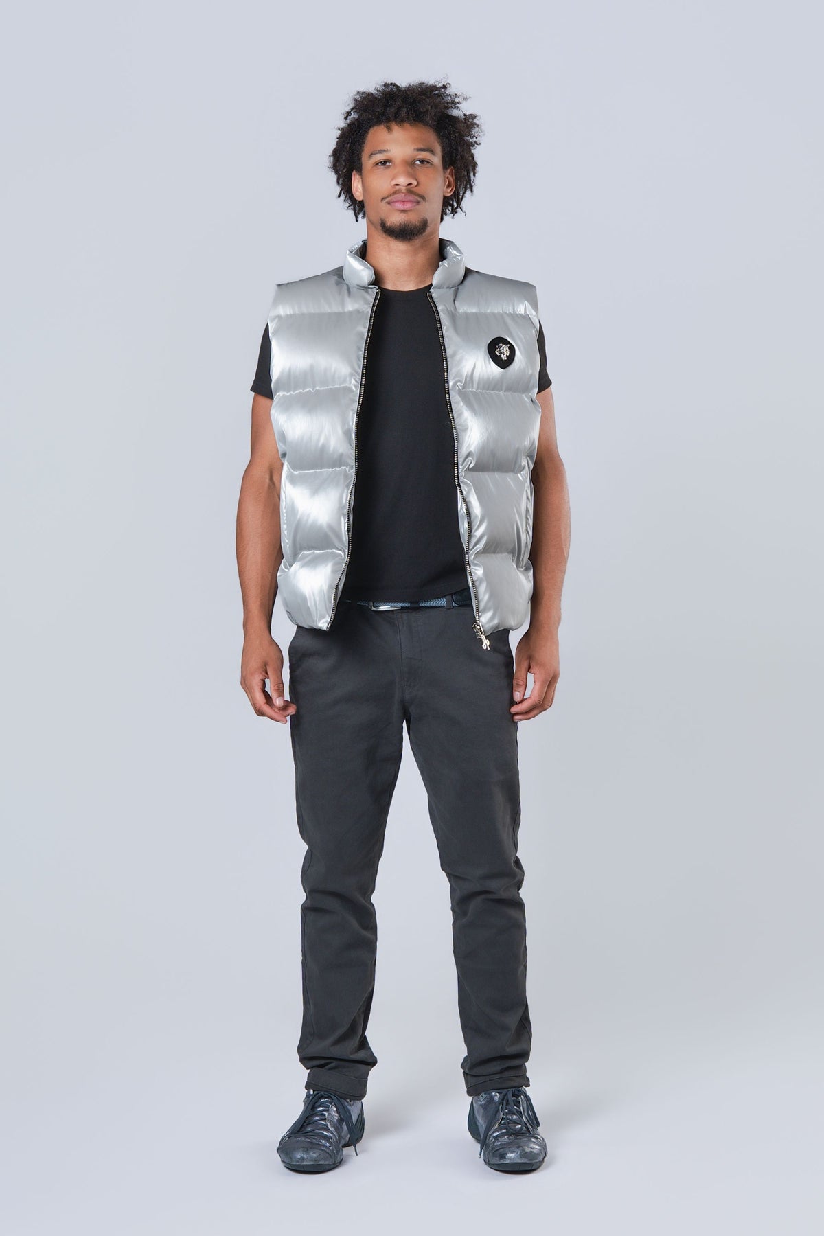 Unisex Vest - Glossy Grey