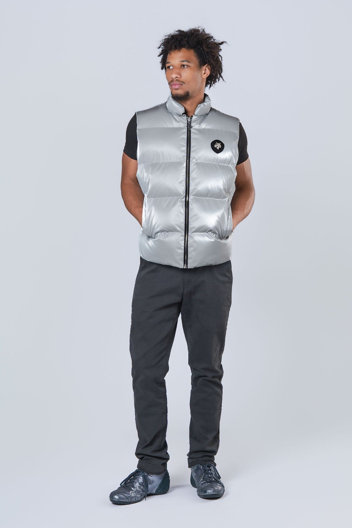 Unisex Vest - Glossy Grey
