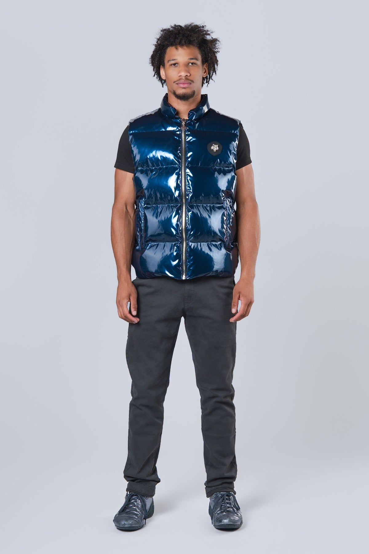 Unisex Vest - Glossy Navy