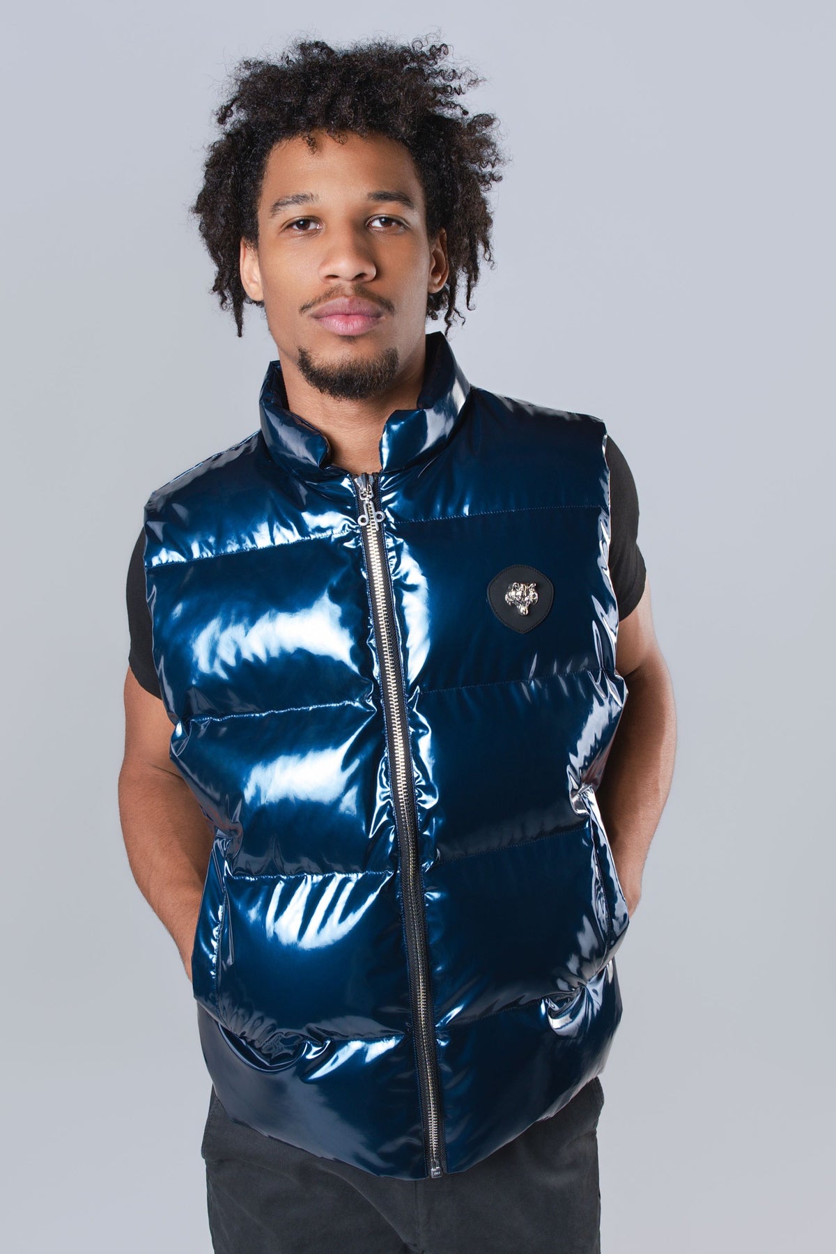 Unisex Vest - Glossy Navy