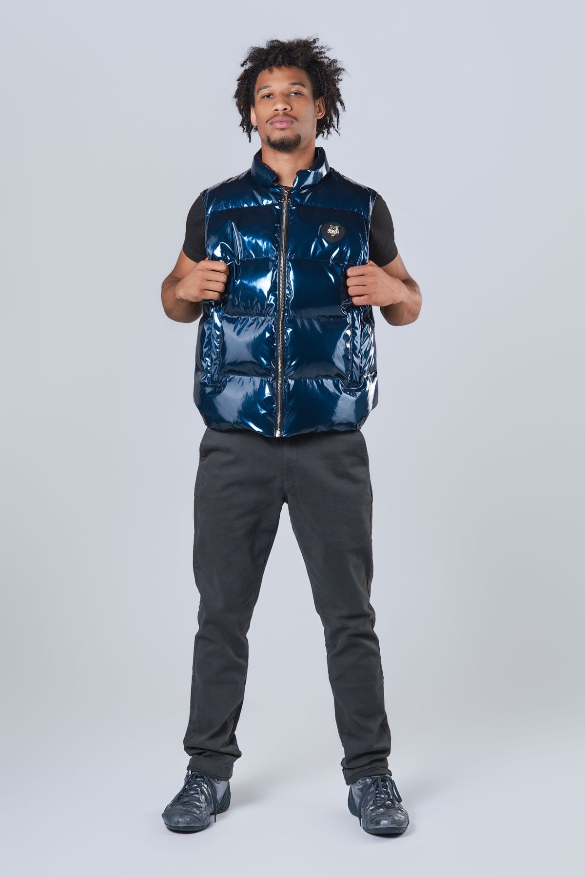 Unisex Vest - Glossy Navy