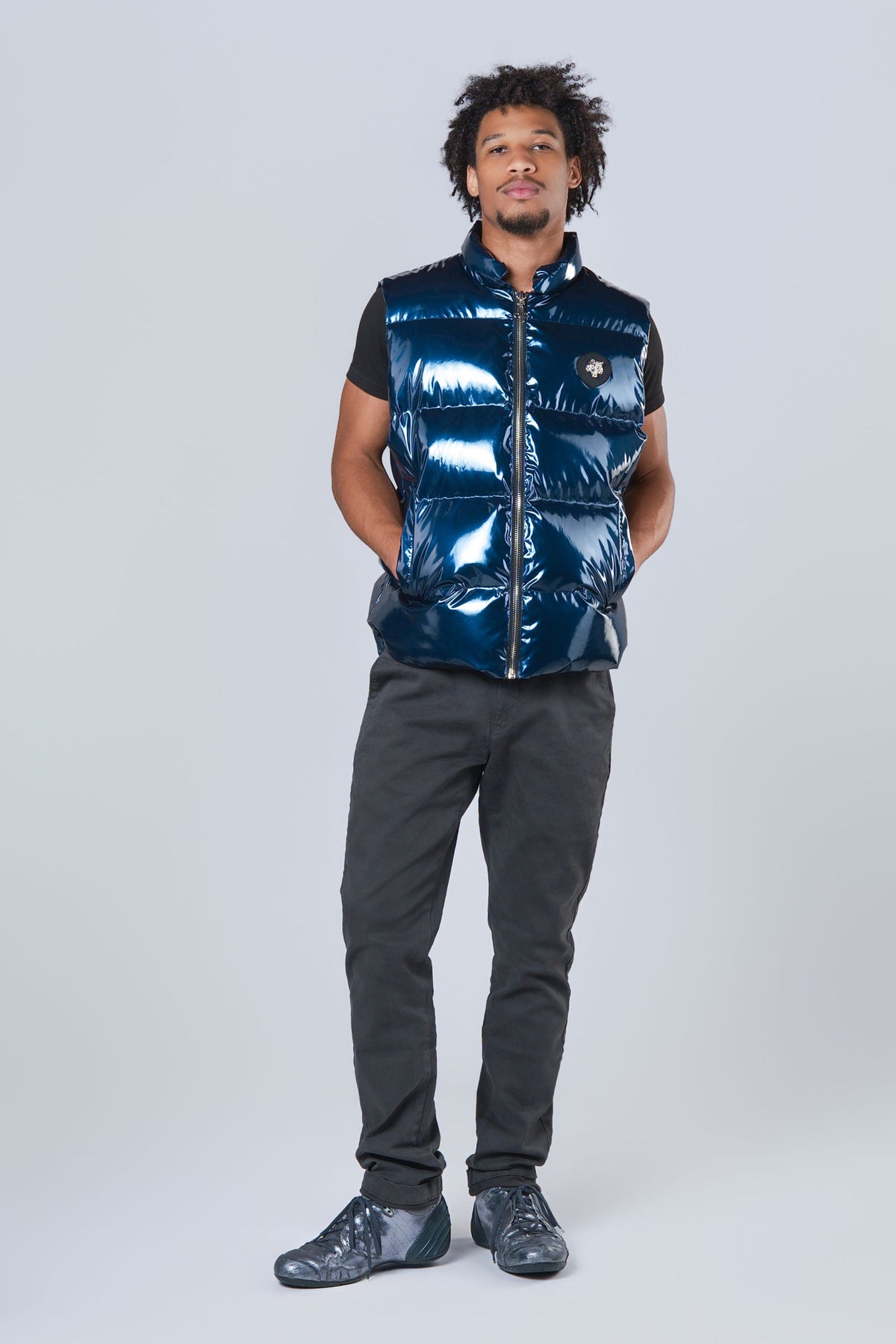 Unisex Vest - Glossy Navy