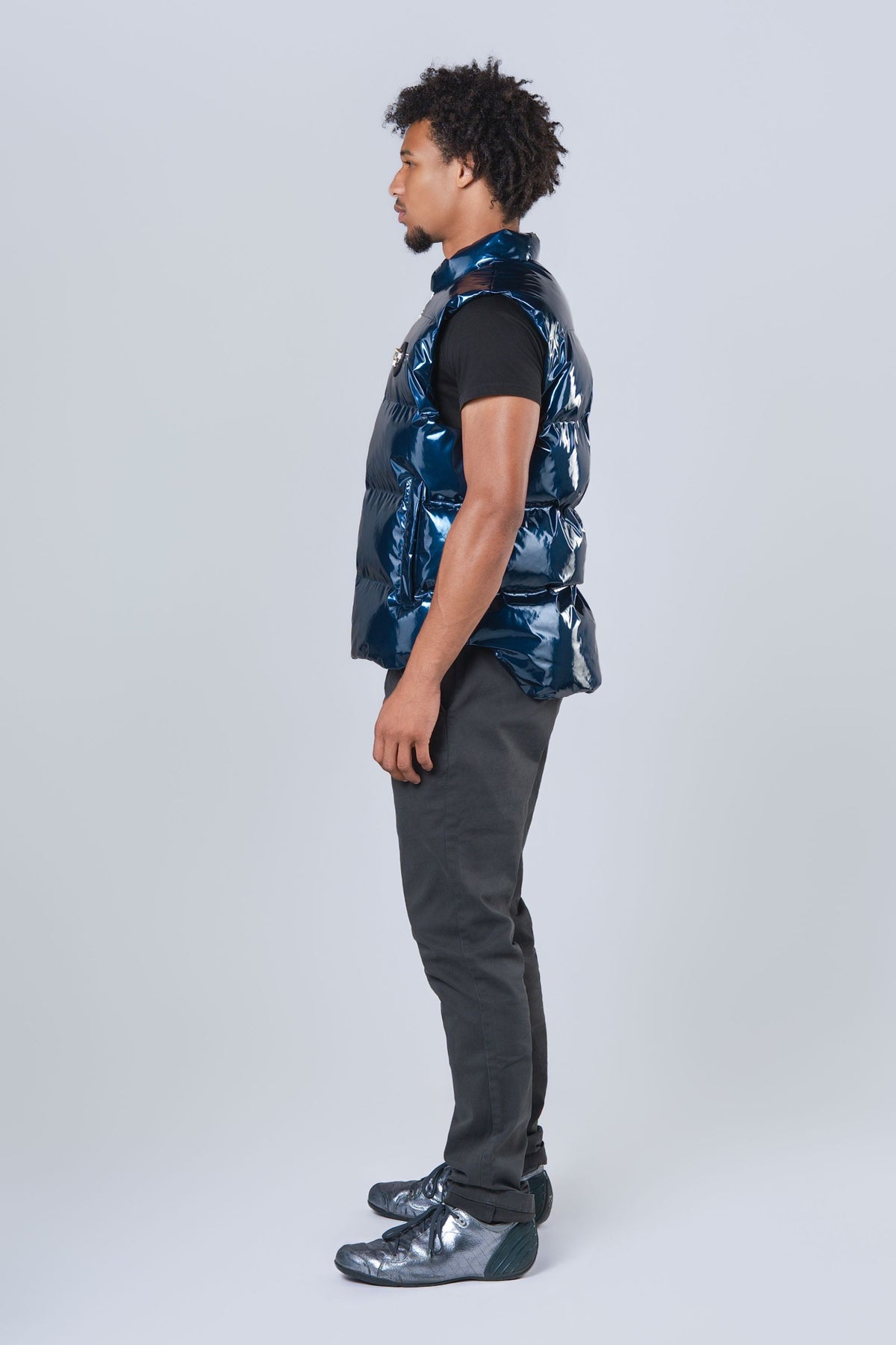 Unisex Vest - Glossy Navy