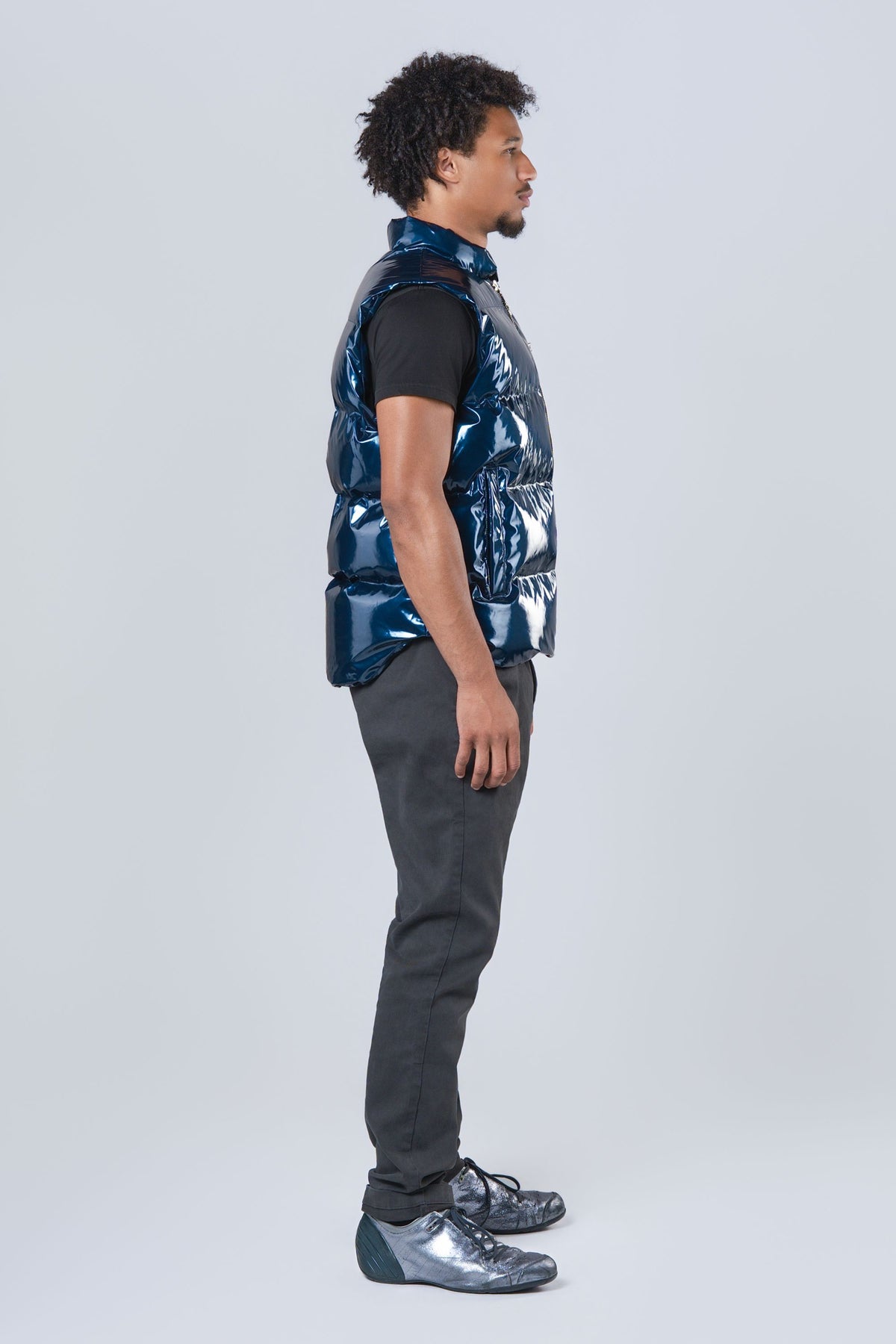 Unisex Vest - Glossy Navy