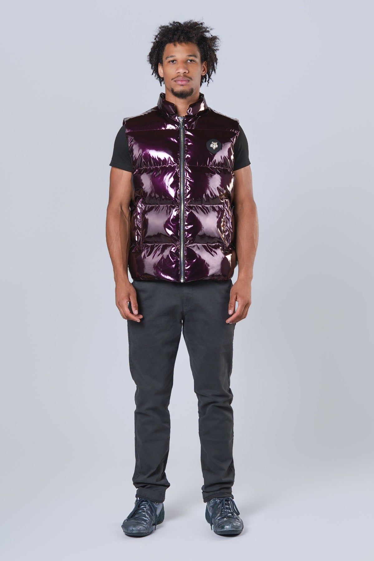Unisex Vest - Glossy Purple