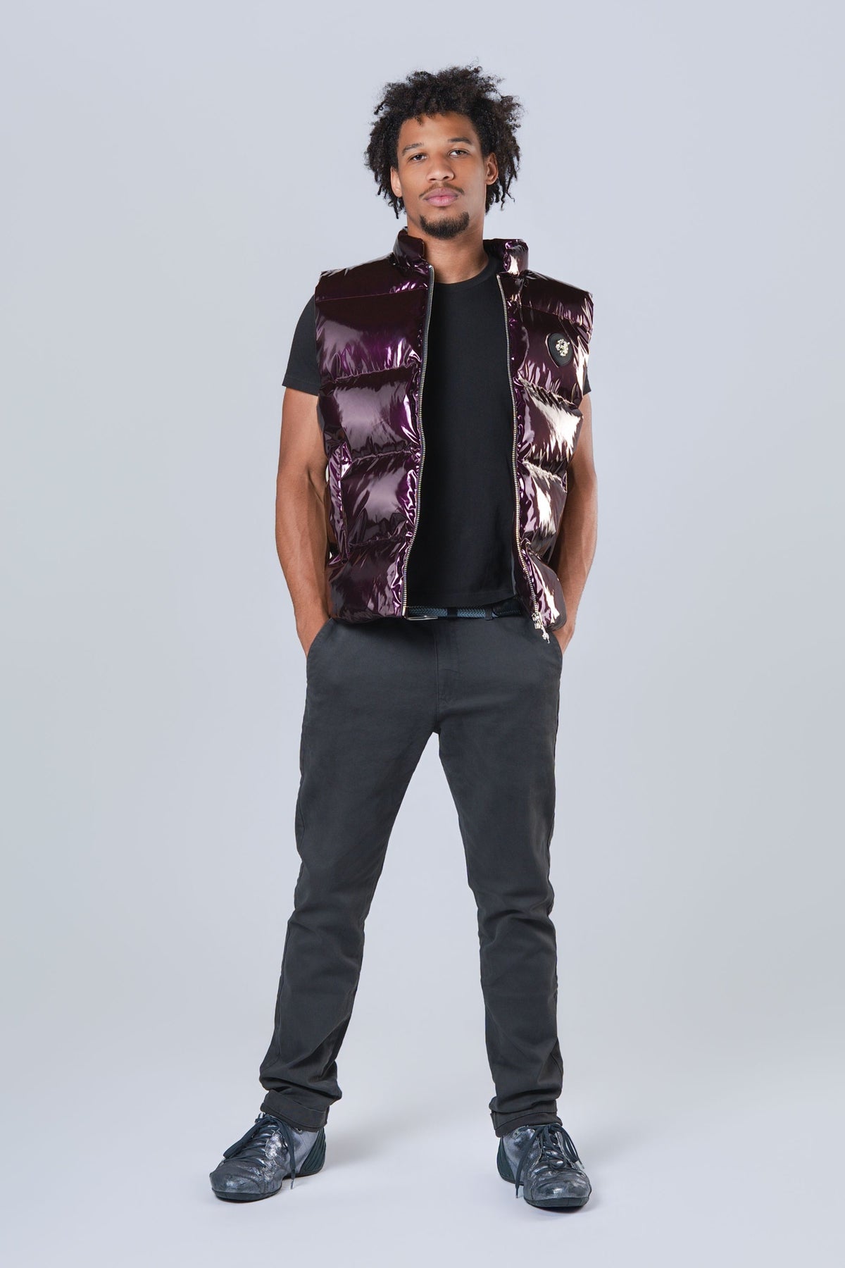 Unisex Vest - Glossy Purple