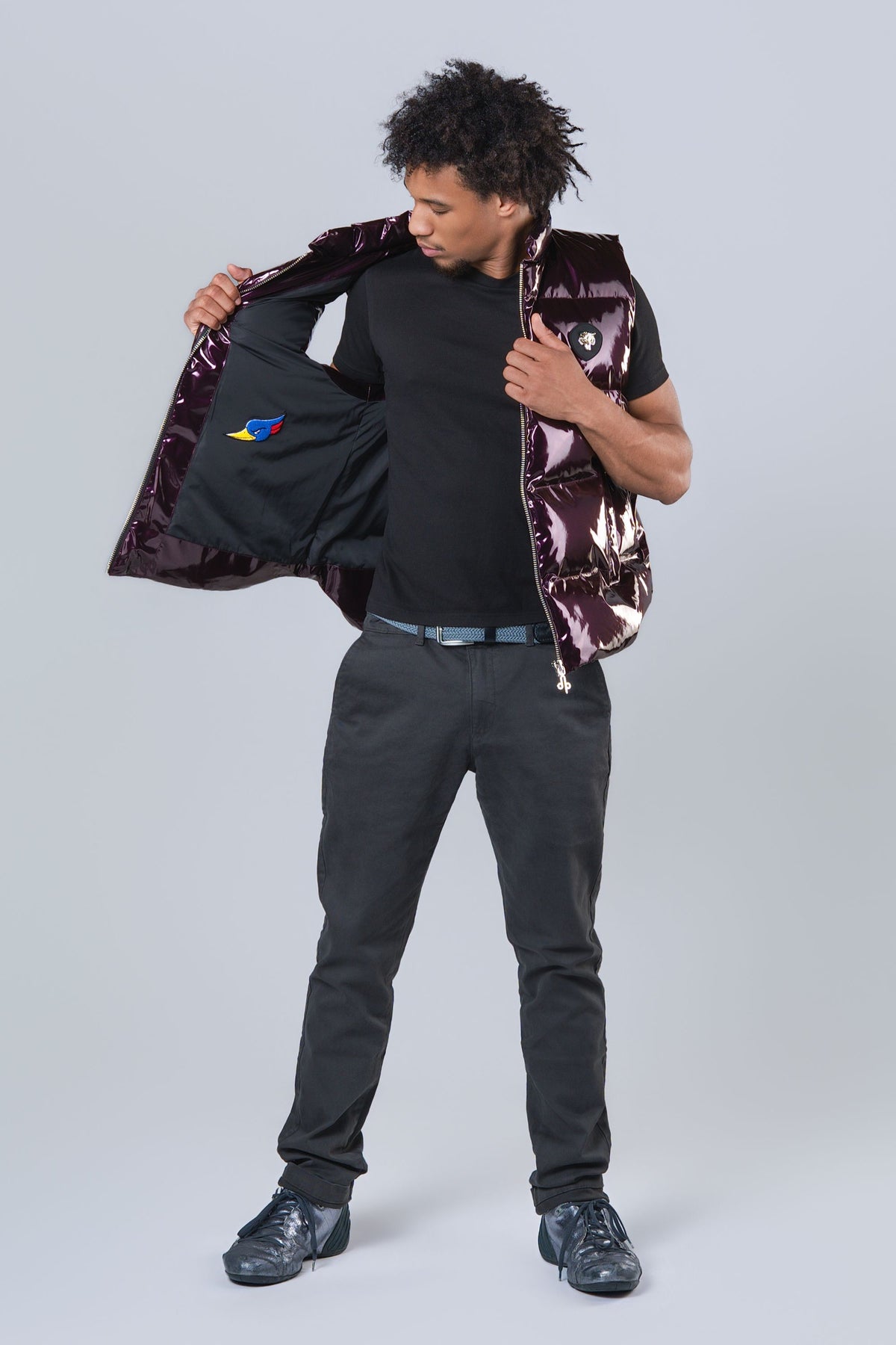 Unisex Vest - Glossy Purple