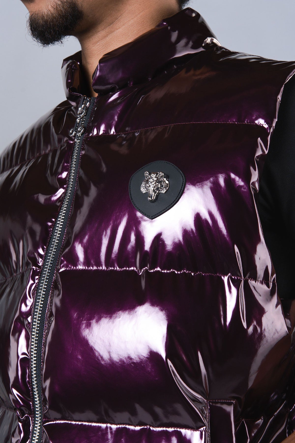 Unisex Vest - Glossy Purple