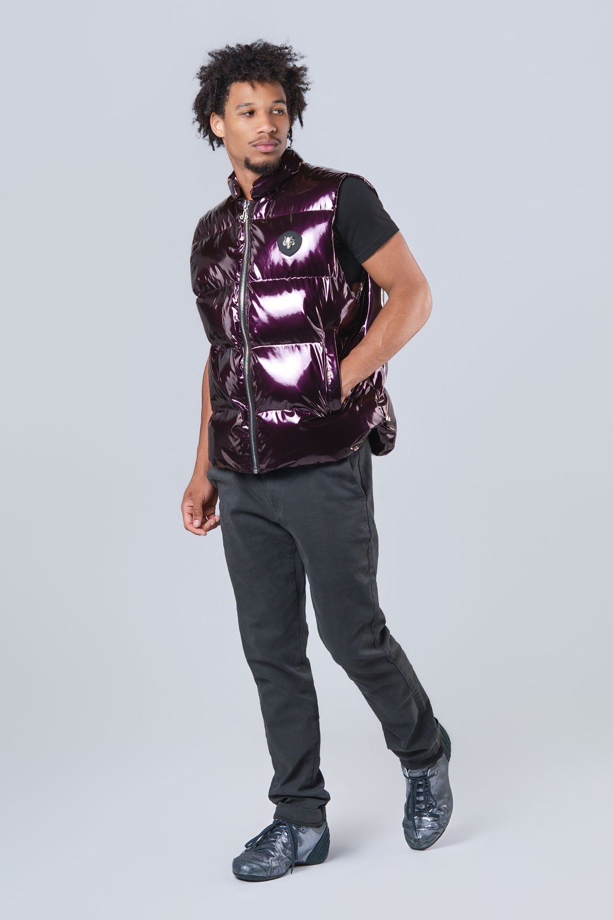 Unisex Vest - Glossy Purple