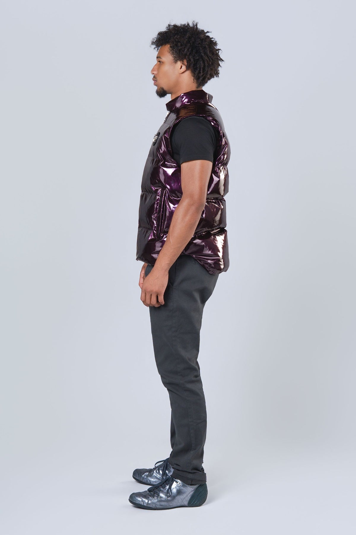 Unisex Vest - Glossy Purple