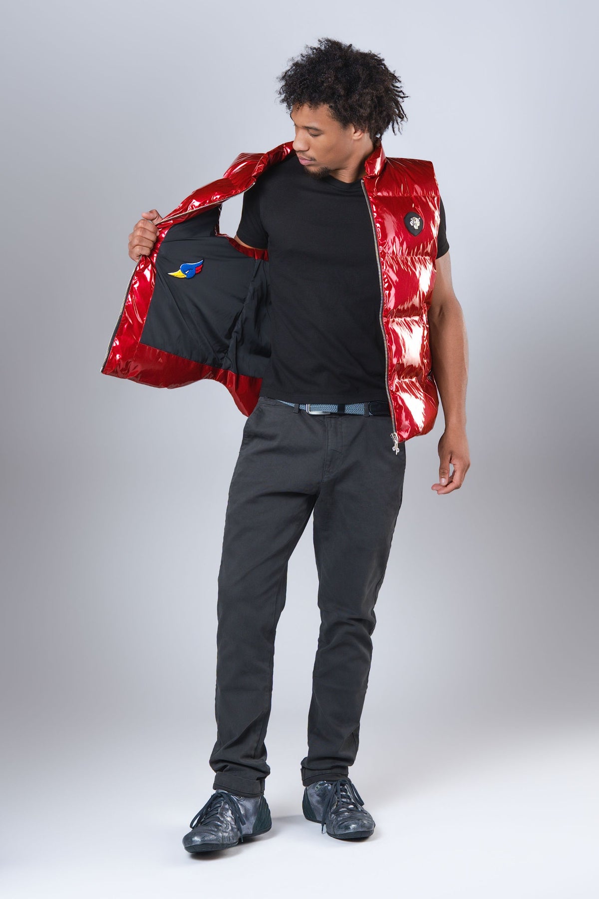 Unisex Vest - Glossy Red